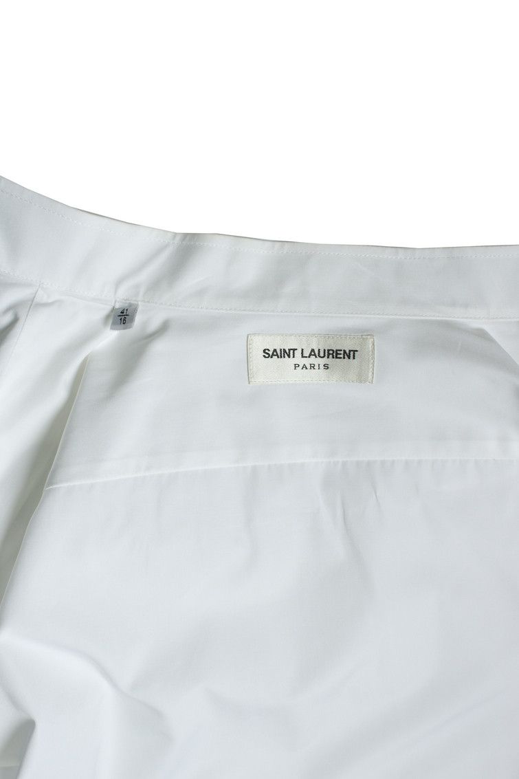 Saint Laurent Paris Saint Laurent, Basic white shirt with round neck Size US L / EU 52-54 / 3 - 9 Thumbnail