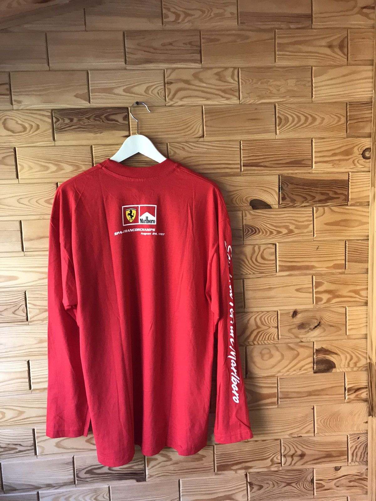 Ferrari × Marlboro × Vintage 1997 Rare Ferrari F1 Racing Marlboro long ...