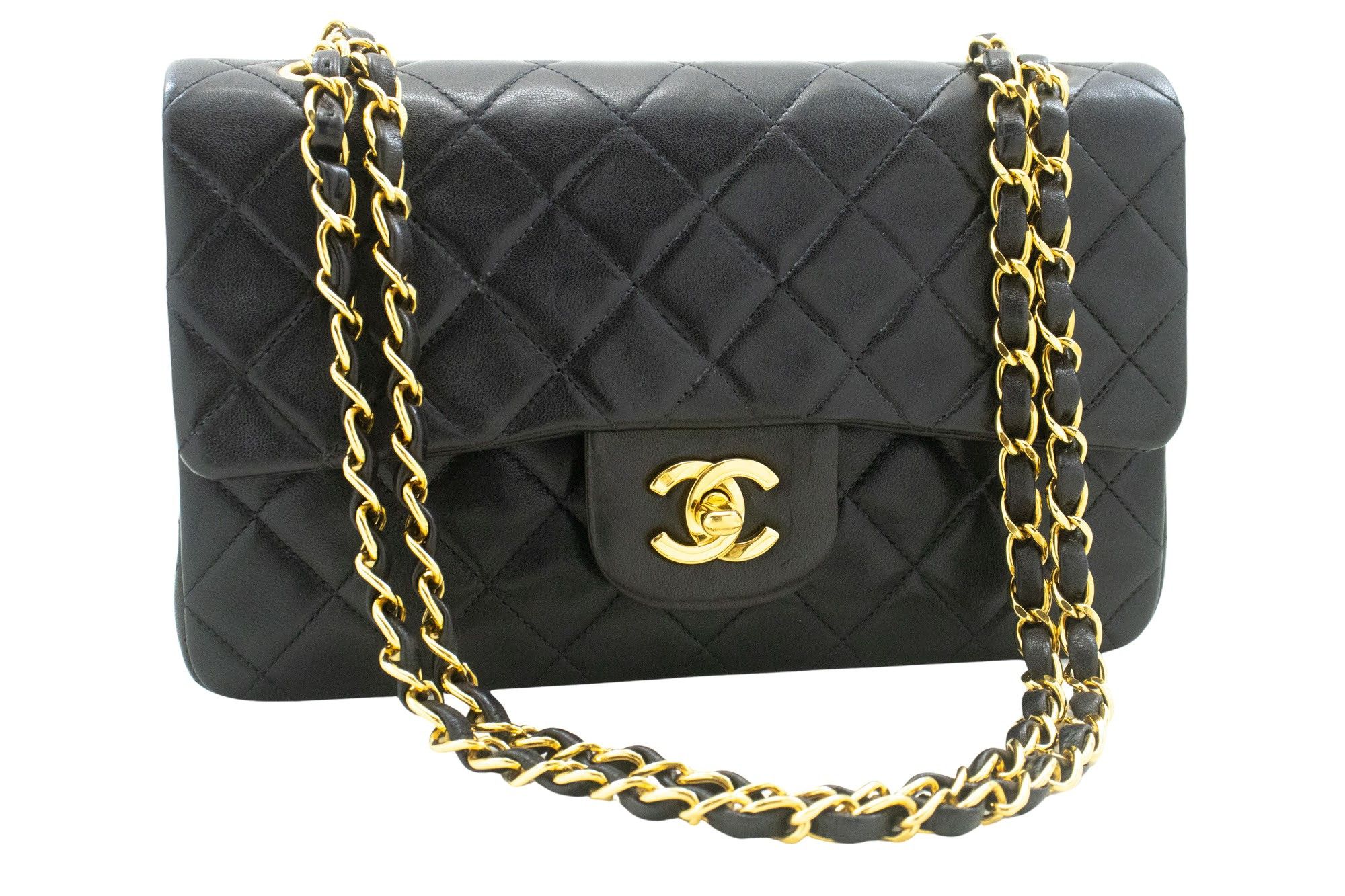 Chanel Black Leather Shoulder Bag (Pre-Owned) Size ONE SIZE - 1 Thumbnail