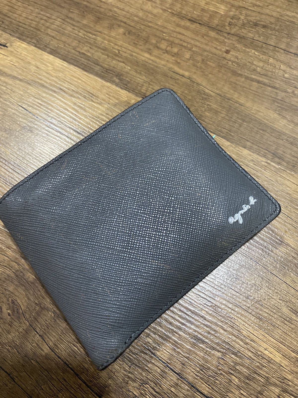 agnes b. Authentic Agnes.B Men Bifold Leather Wallet Size ONE SIZE - 2 Thumbnail
