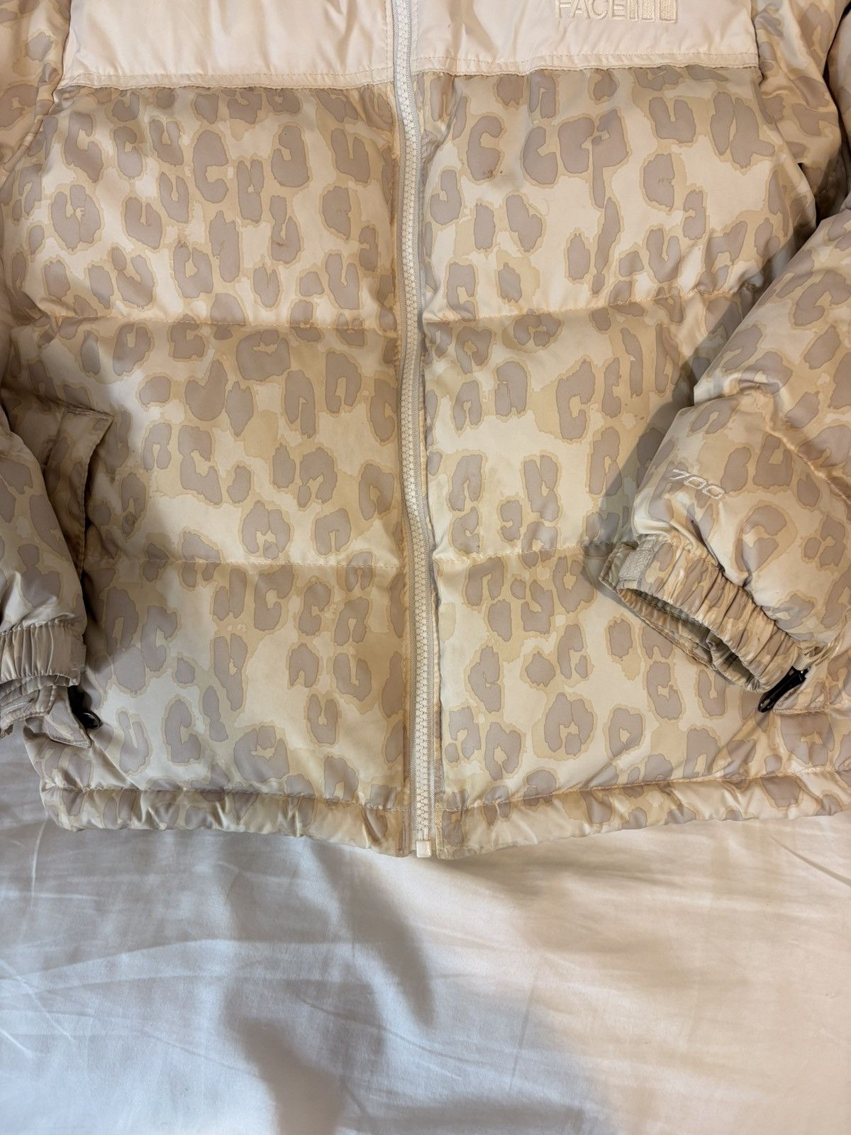 The North Face The North Face 1996 Retro Nuptse Leopard Print Puffer Beige Size XS / US 0-2 / IT 36-38 - 4 Thumbnail
