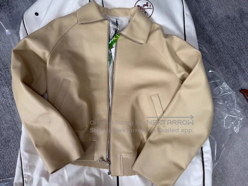 Hermes Hermes Leather Jacket Size XXS / US 00 / IT 34 - 1 Thumbnail