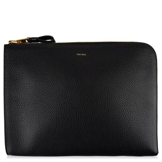 Tom Ford o1g2r1mq0724 Size: OS / Buckley Zip Portfolio Bag in Black Size ONE SIZE - 3 Thumbnail
