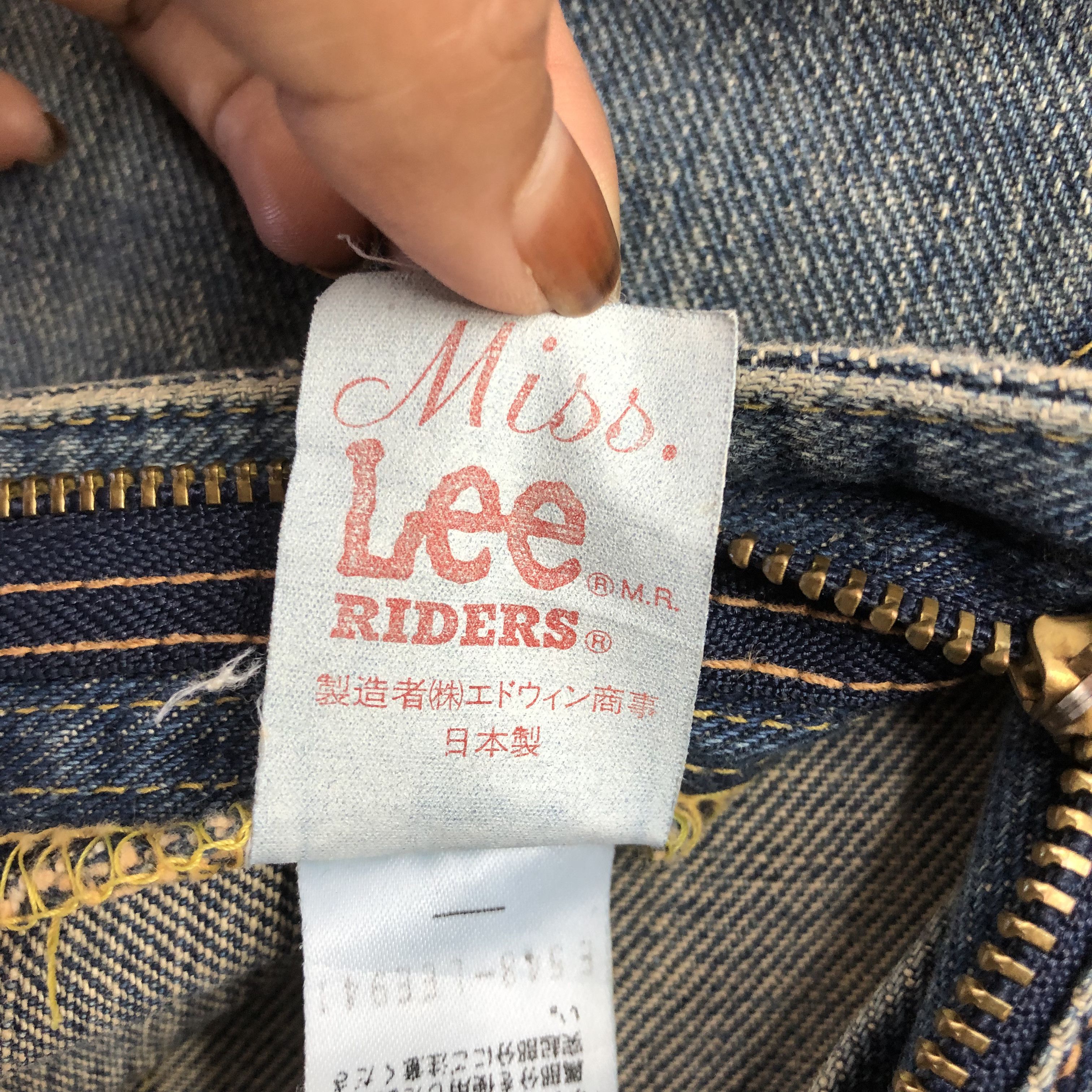 Lee Vintage Lee Riders Selvedge Jeans Washed Lee Redline Denim Size 26" / US 2 / IT 38 - 9 Thumbnail