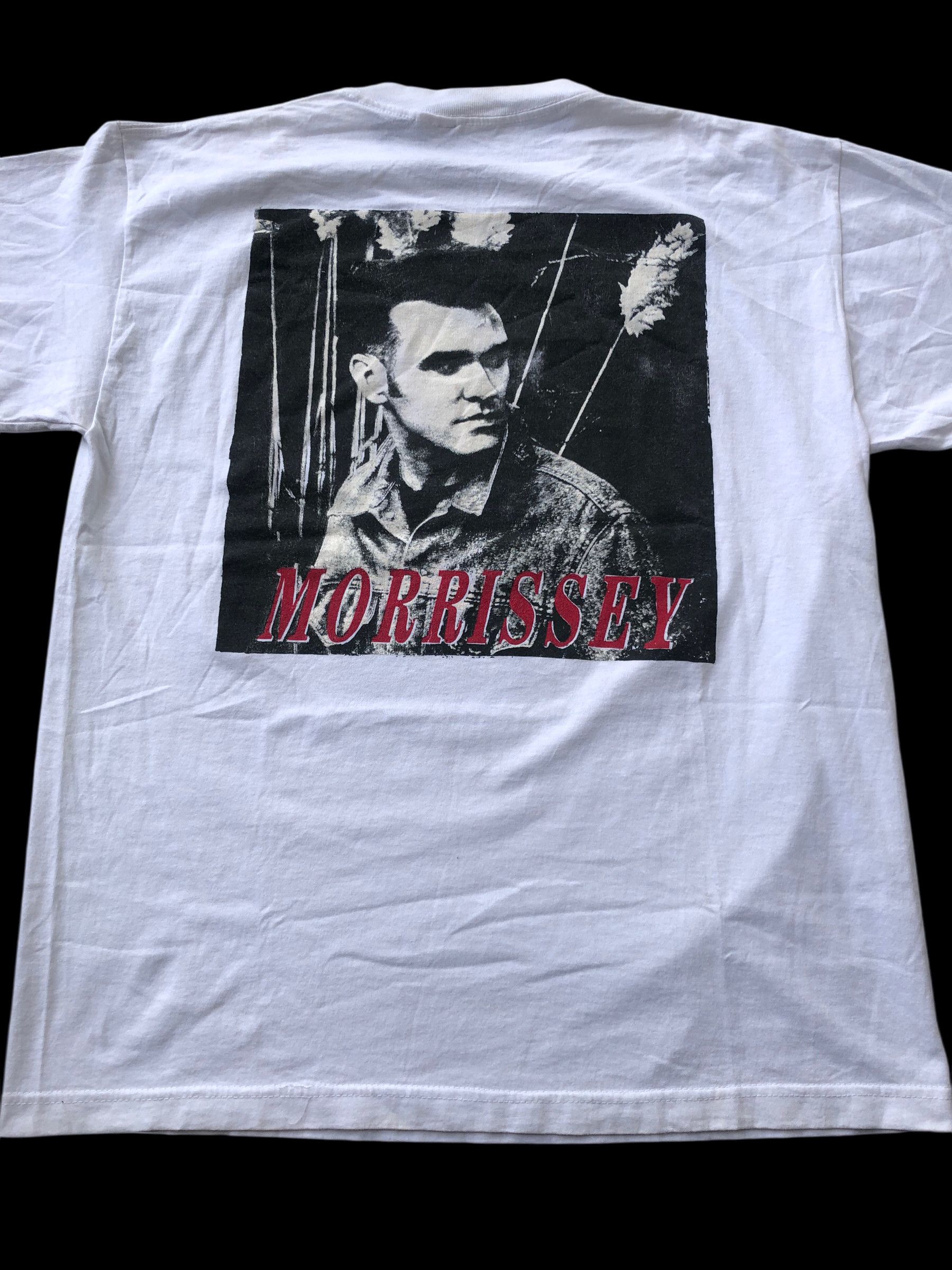 Vintage 🔥Vintage MORRISSEY The Smiths Tour New Wave Band T-Shirt Size US XL / EU 56 / 4 - 7 Thumbnail