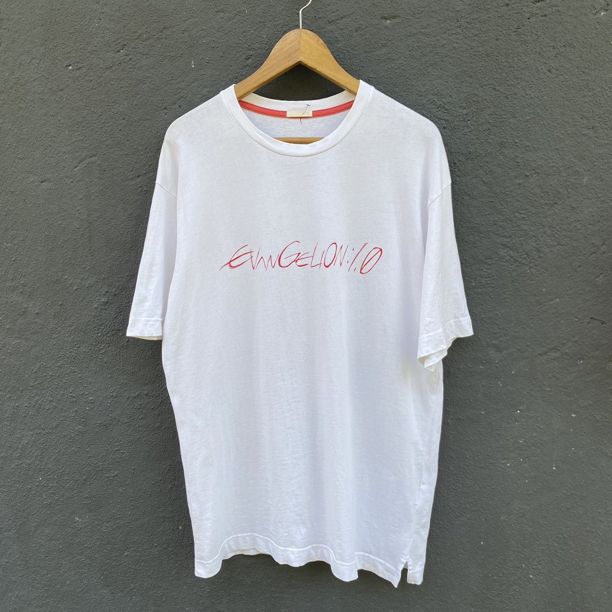 Anime Vintage Evangelion 1:0 You Are Not Alone 2007 Film Anime Tee Size US L / EU 52-54 / 3 - 1 Thumbnail