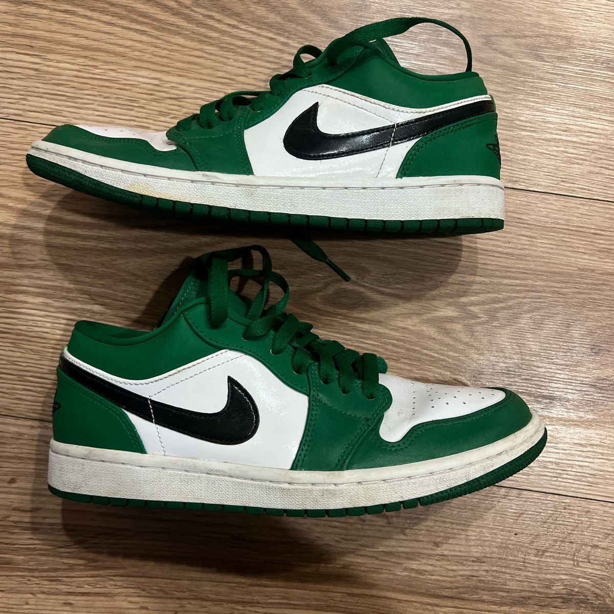 Nike Green and White Nike Air Jordan Size US 8 / IT 38 - 6 Thumbnail