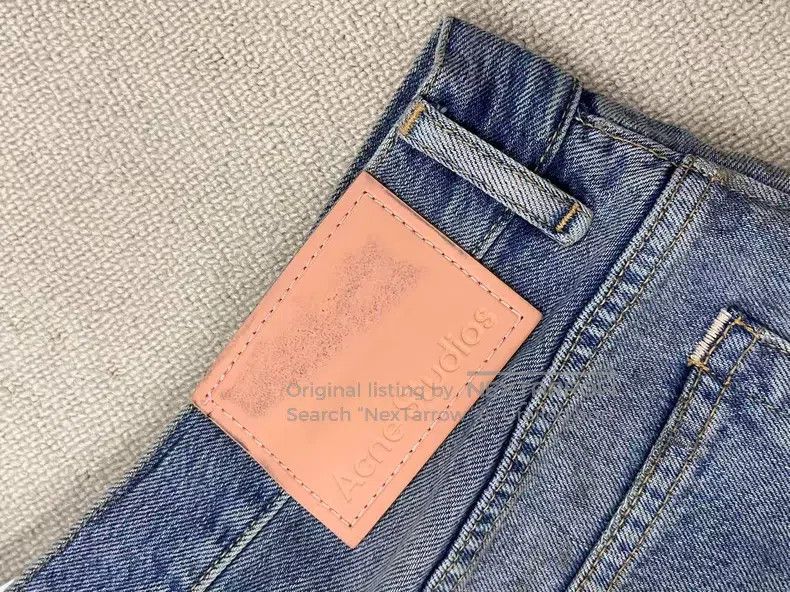 Acne Studios Acne Studios Painted Wide-Leg Mid-Rise Loose Jeans Size US 30 / EU 46 - 3 Thumbnail