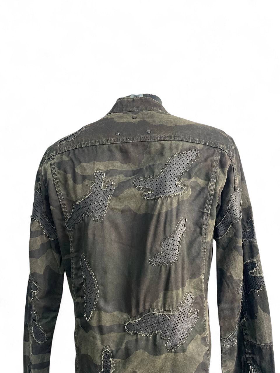 14th Addiction PPFM style camo military jacket distressed patchwork y2k Size US M / EU 48-50 / 2 - 8 Thumbnail