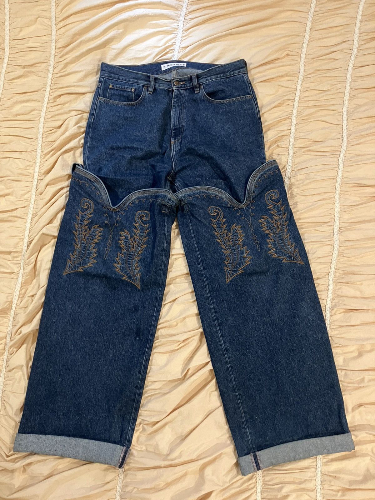 Y/Project Cowboy Cuff Navy Wash