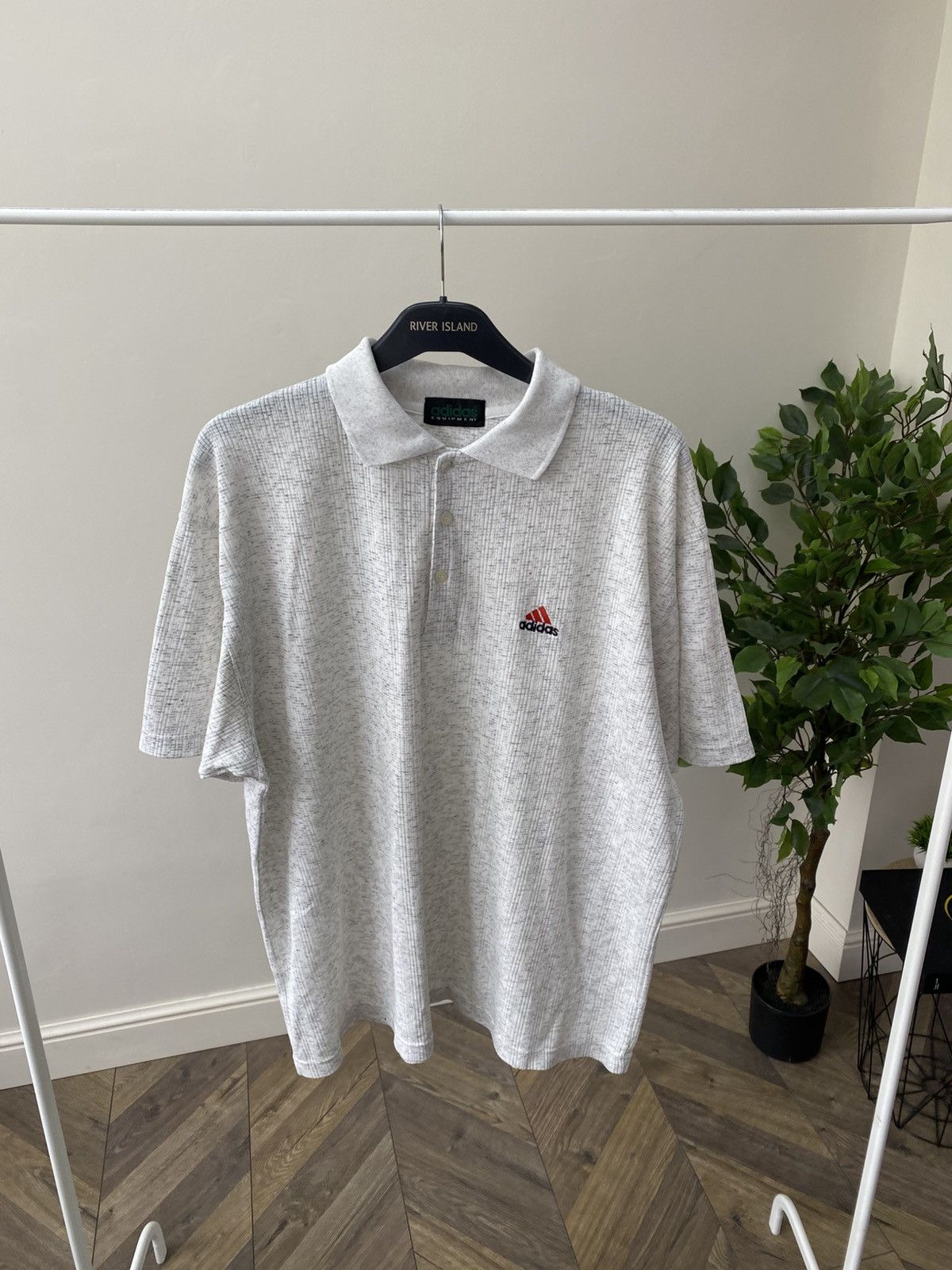 Adidas × Vintage Vintage Adidas Equipment Polo 90s Rare Hype Tee Size US XL / EU 56 / 4 - 4 Thumbnail