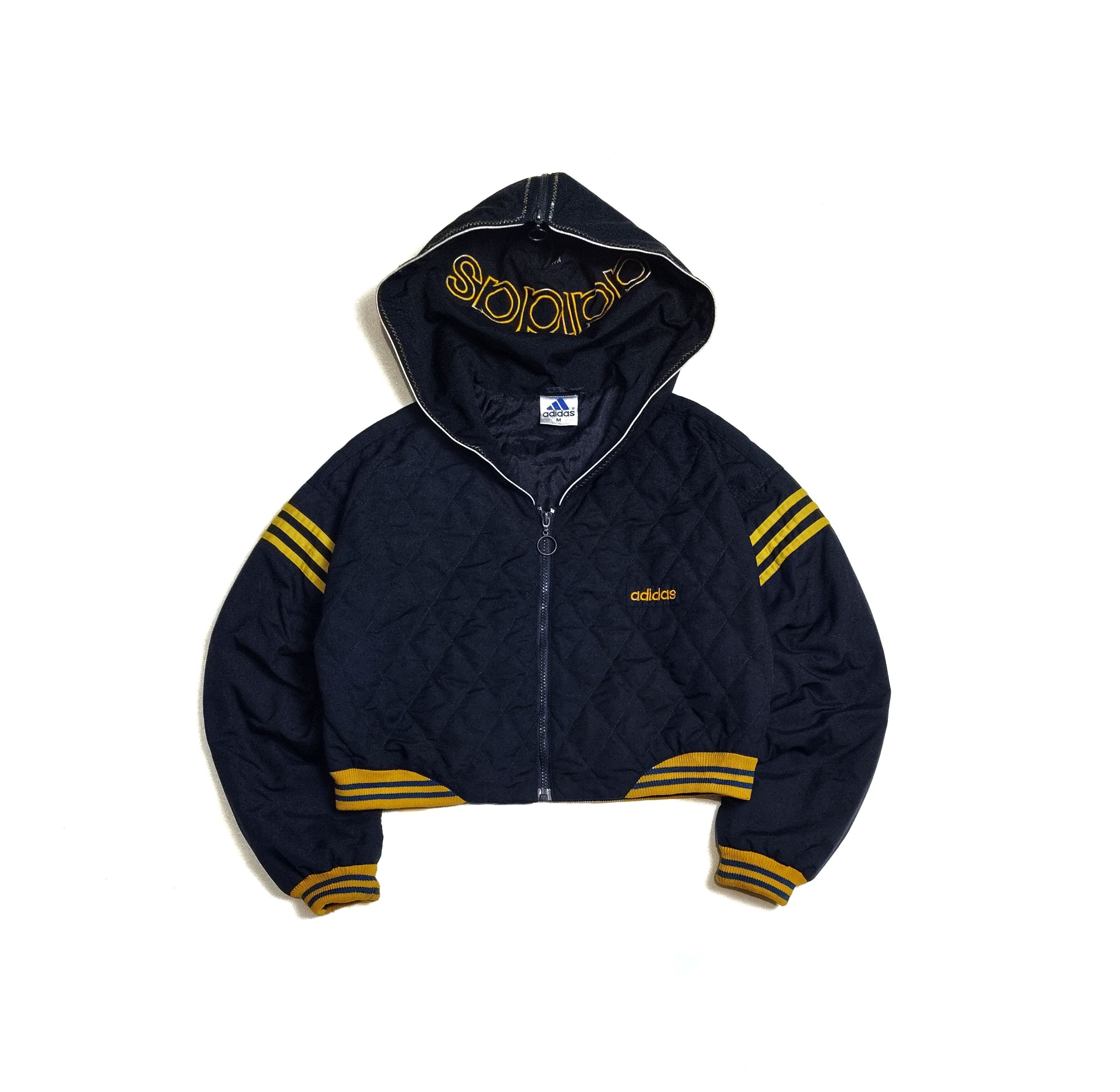 Adidas 💥SOLD💥 Vintage Adidas Croped Zip Up Jacket Size M / US 6-8 / IT 42-44 - 1 Thumbnail