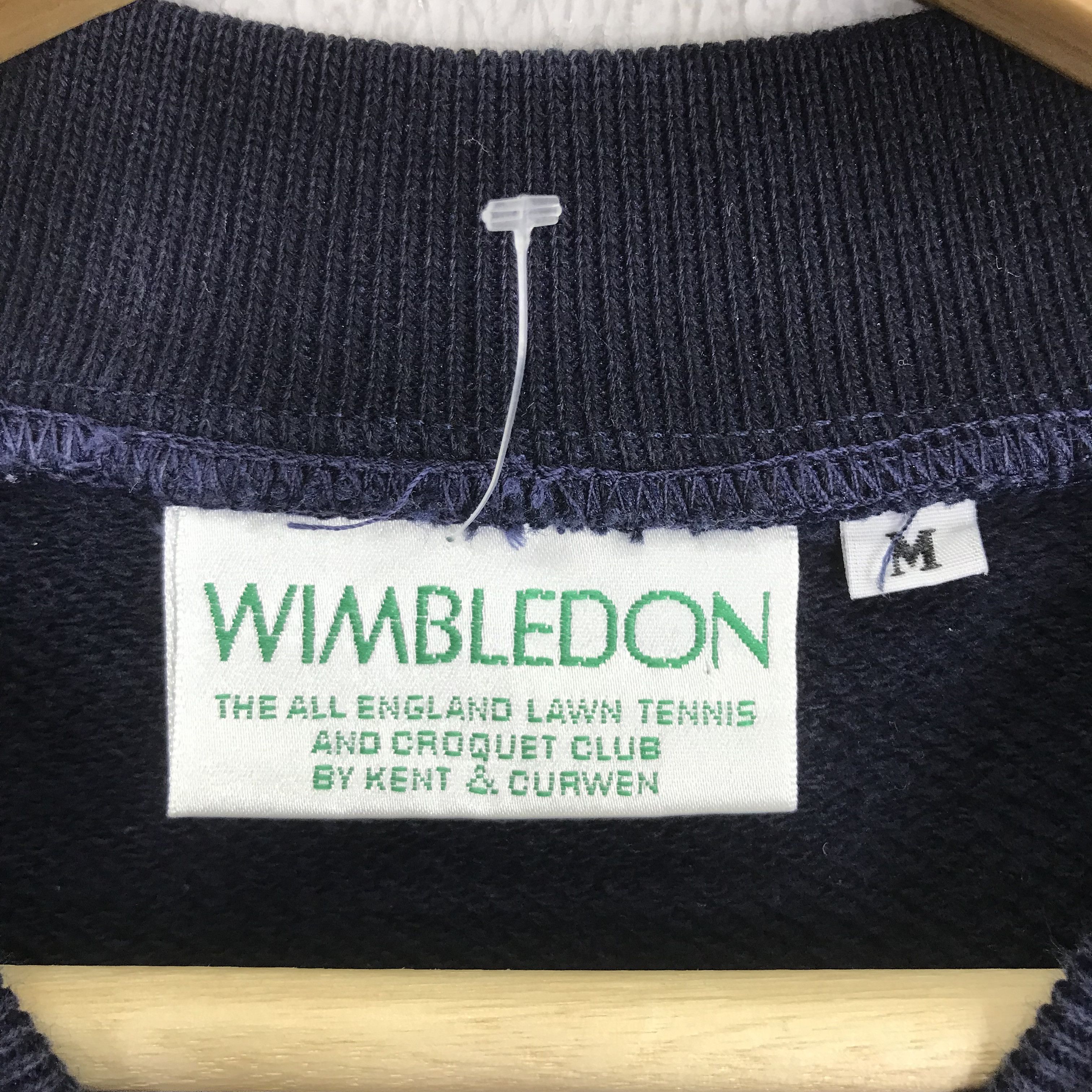 Vintage Vintage Wimbledon Blue Sweatshirt - 160 Size US M / EU 48-50 / 2 - 9 Thumbnail