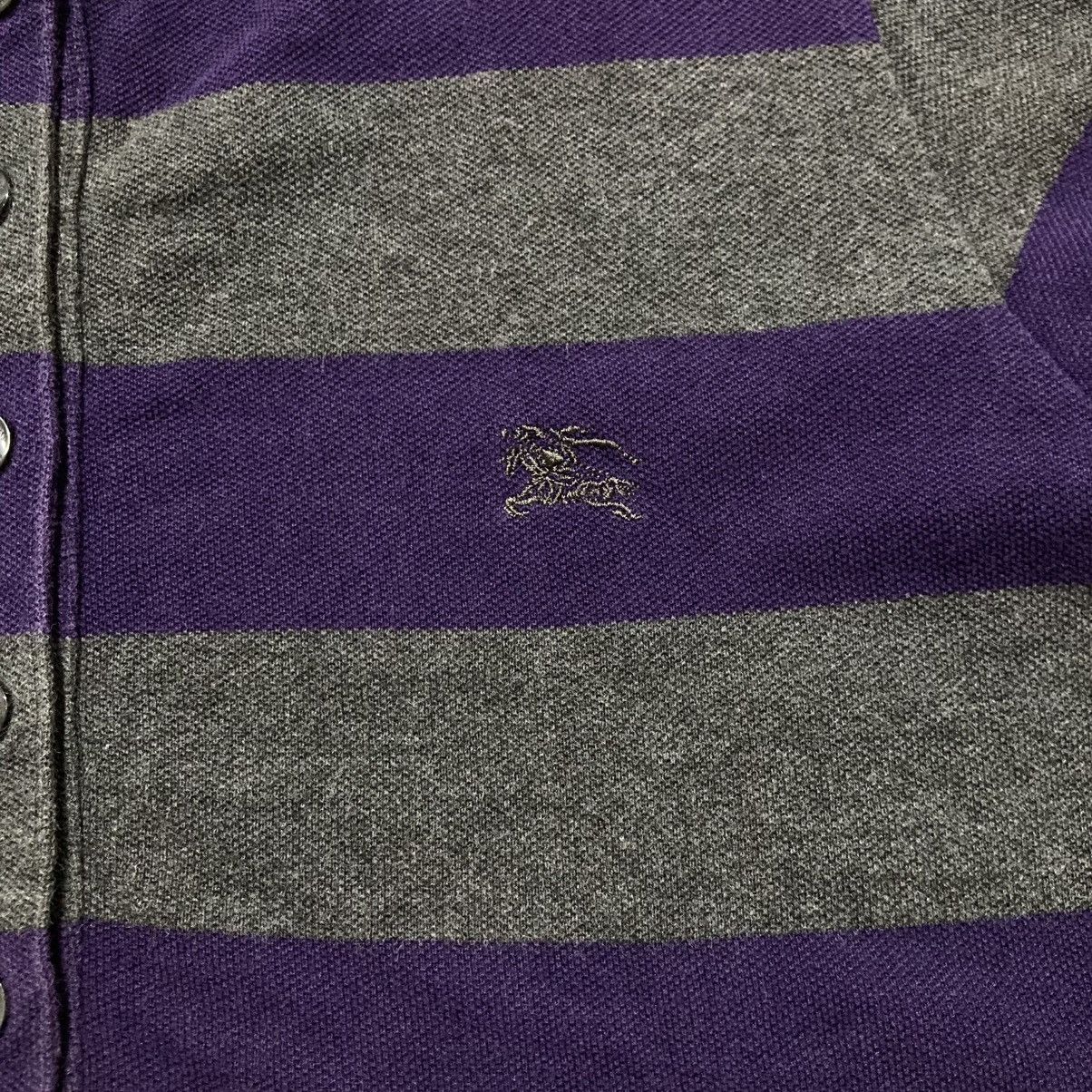 Burberry Vintage Burberry Blue Label Women Polo Tee Stripe Luxuruy Size XS / US 0-2 / IT 36-38 - 8 Thumbnail
