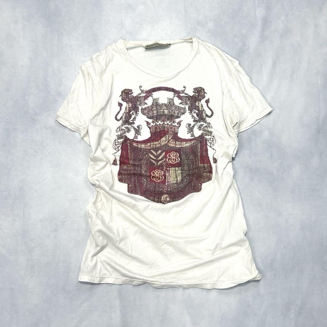 トップス BALENCIAGA - coat of arms t Balenciaga Coat of Arms T-Shirt - Vintage Y2K