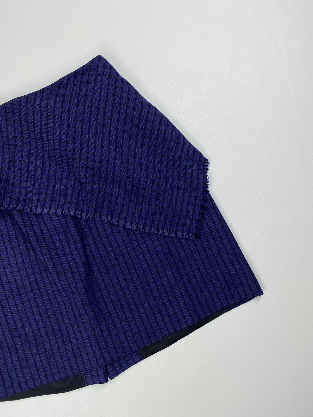 Issey Miyake × Japanese Brand × Vintage Issey Miyake vintage checked wrap skirt size 42 Size 28" / US 6 / IT 42 - 15 Thumbnail