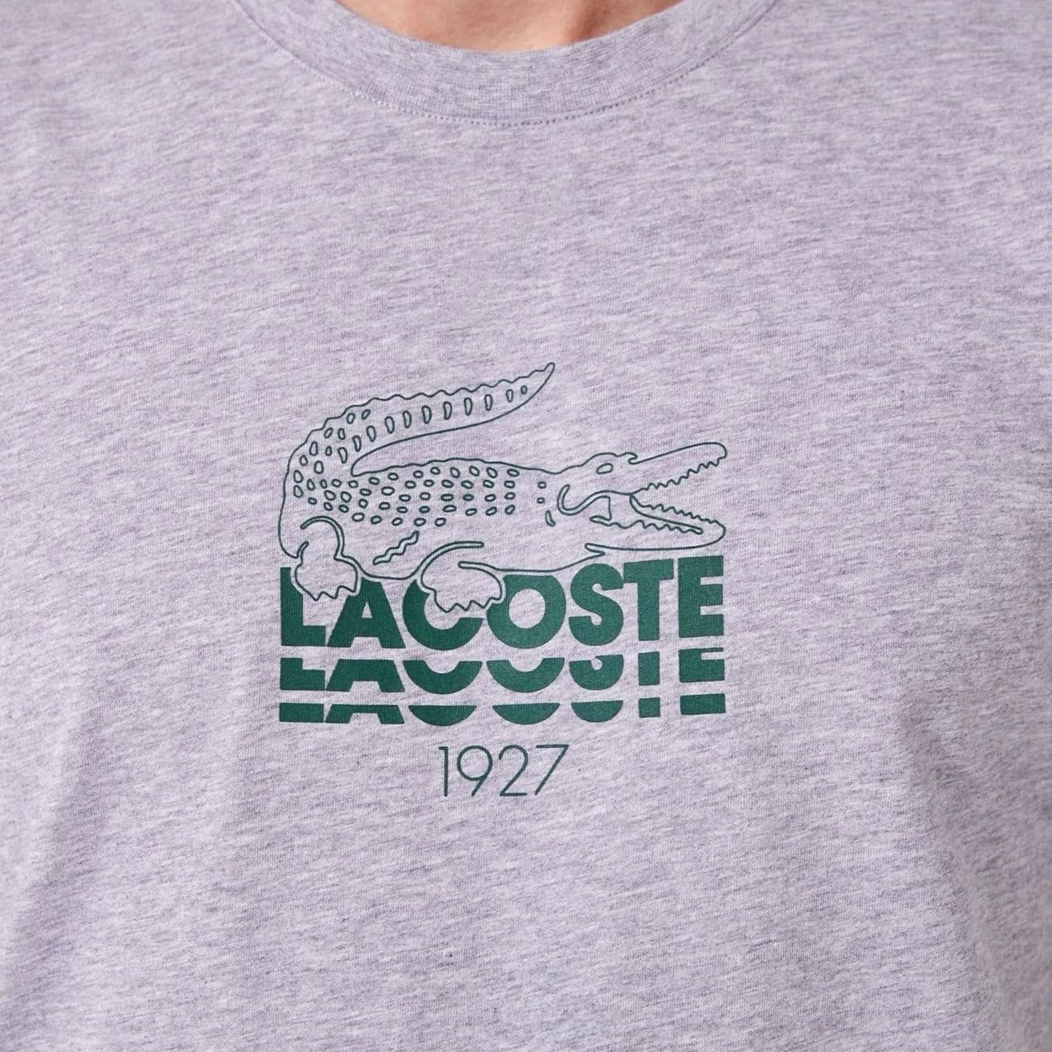Lacoste Lacoste Regular Fit T-Shirt Made in France Rare Gray 2XL Men Shirt Mens Regular Fit XX L? Size US XXL / EU 58 / 5 - 3 Thumbnail