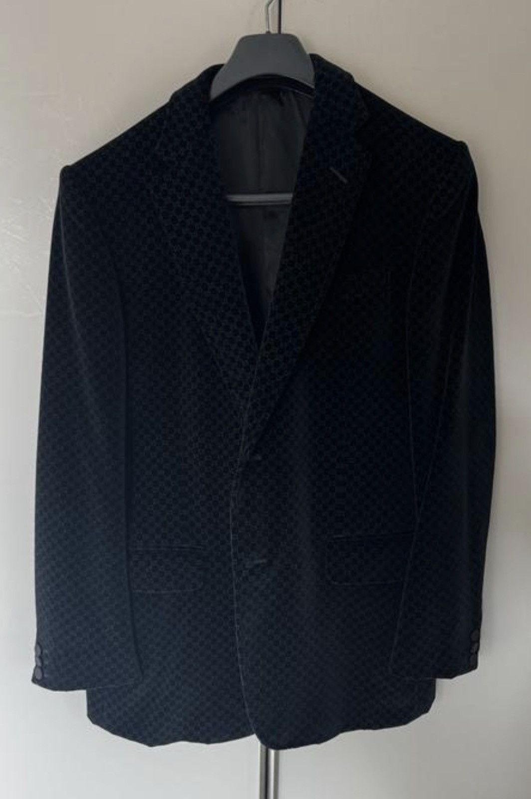 Gucci GUCCI by Tom Ford FW 2004 Monogram Velvet GG Jacket demna Size US M / EU 48-50 / 2 - 3 Thumbnail