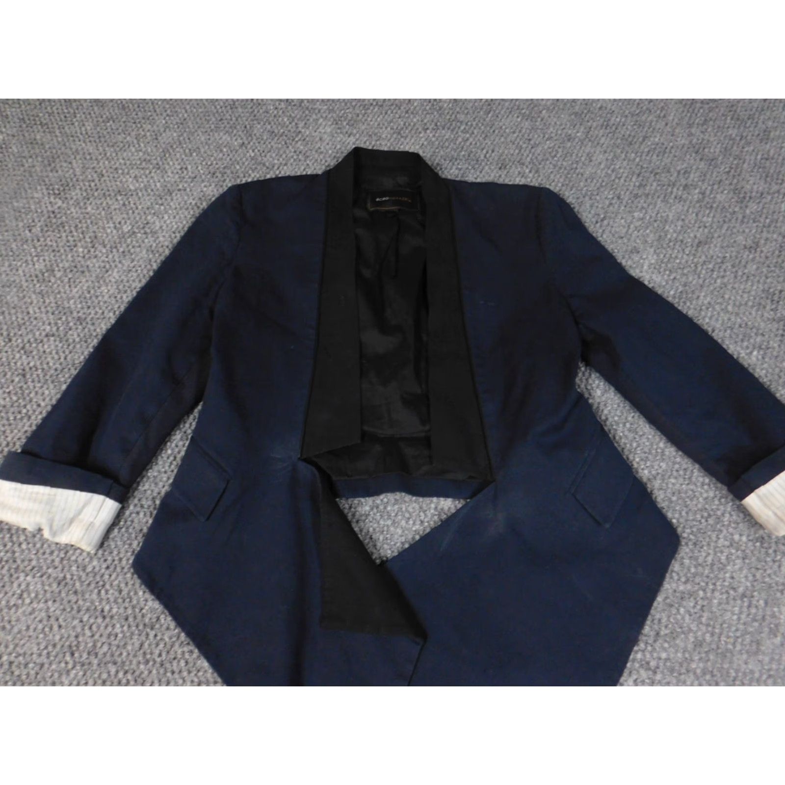 Bcbgmaxazria BCBGMaxazria Womens Jacket 2XS XXS Blue Open Size XXS / US 00 / IT 34 - 6 Thumbnail
