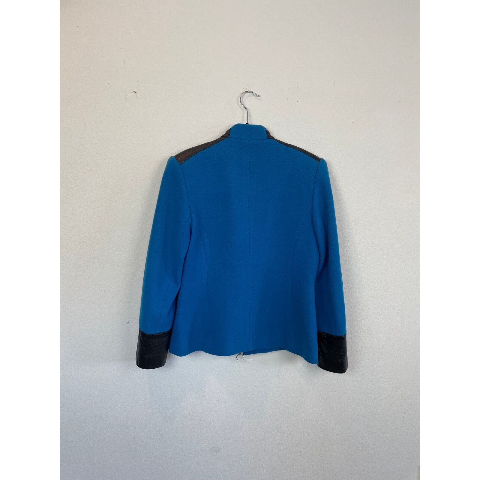 Other Adrienne Winkelmann Blue Structured Jacket, Size 10 Size M / US 6-8 / IT 42-44 - 2 Thumbnail