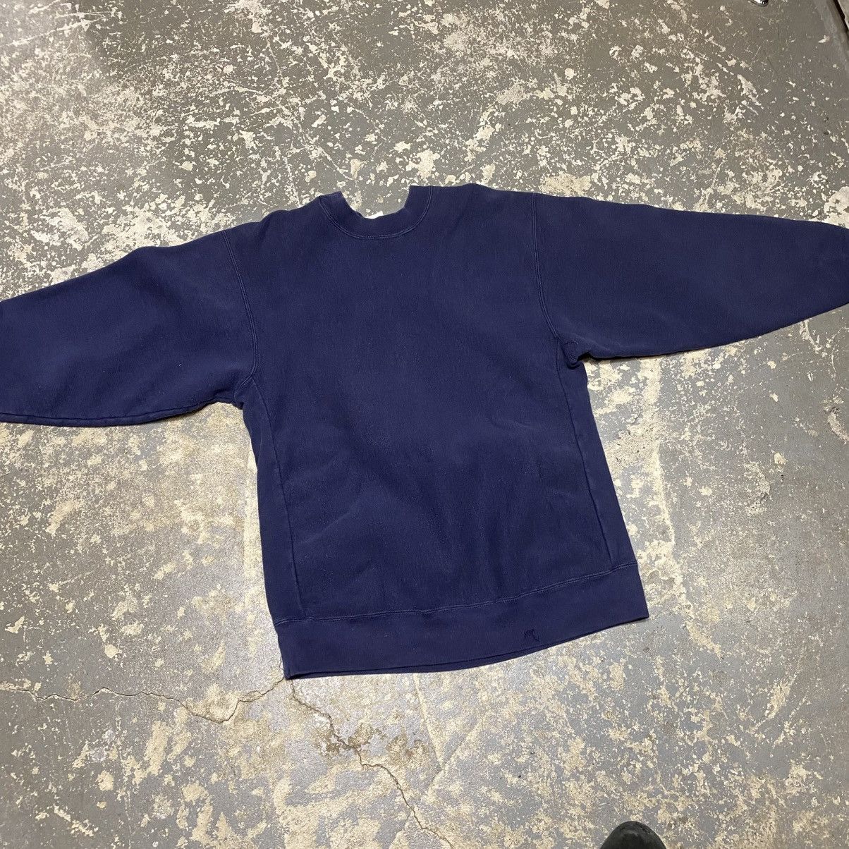 Carhartt × Vintage Vintage Carhartt Reverse Weave Navy Crewneck Sweatshirt Size US L / EU 52-54 / 3 - 13 Thumbnail