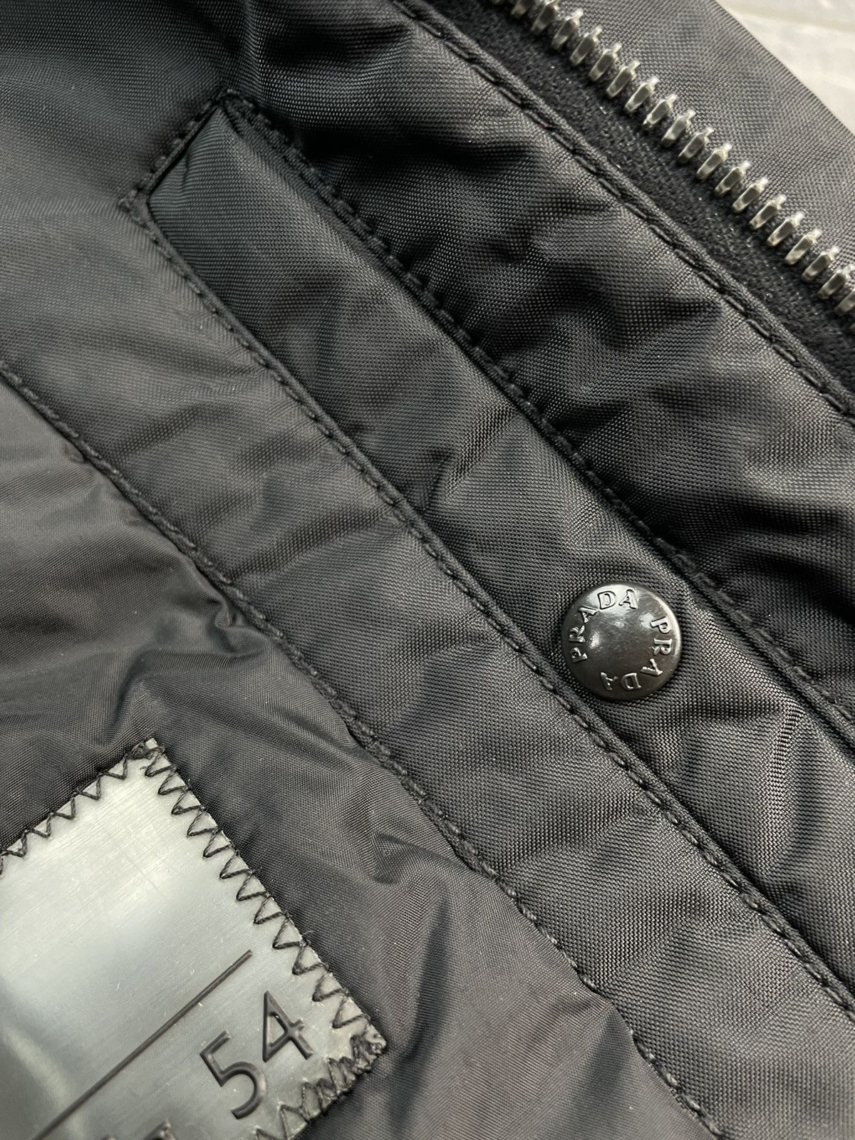 Prada Prada Shearling Collar Flight Jacket Black Tab Size US L / EU 52-54 / 3 - 15 Thumbnail