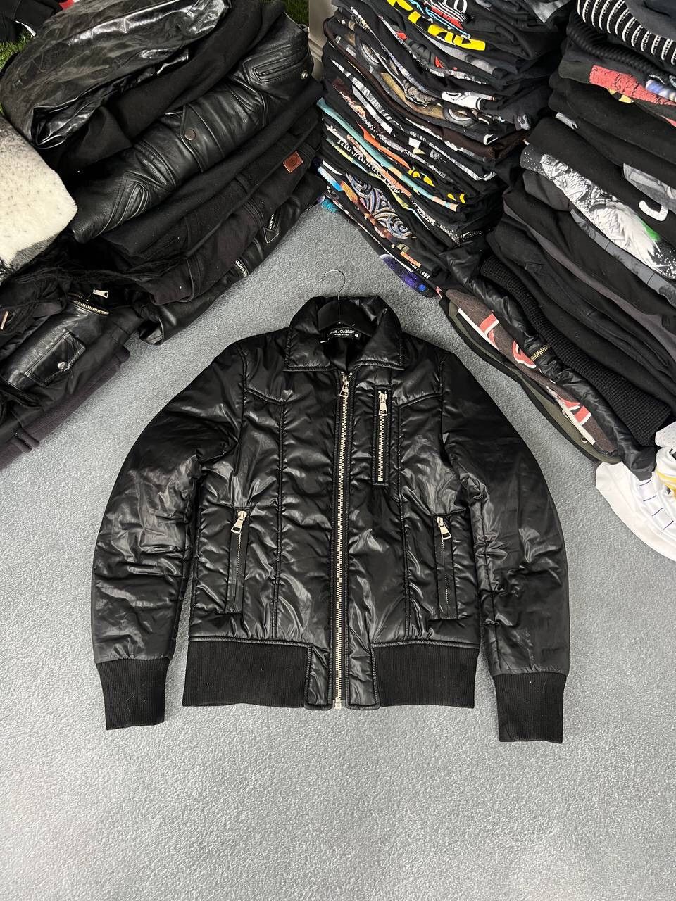 Dolce & Gabbana D&G Dolce & Gabbana Luxury Multi Zip Puffer Jacket Size L / US 10 / IT 46 - 1 Thumbnail