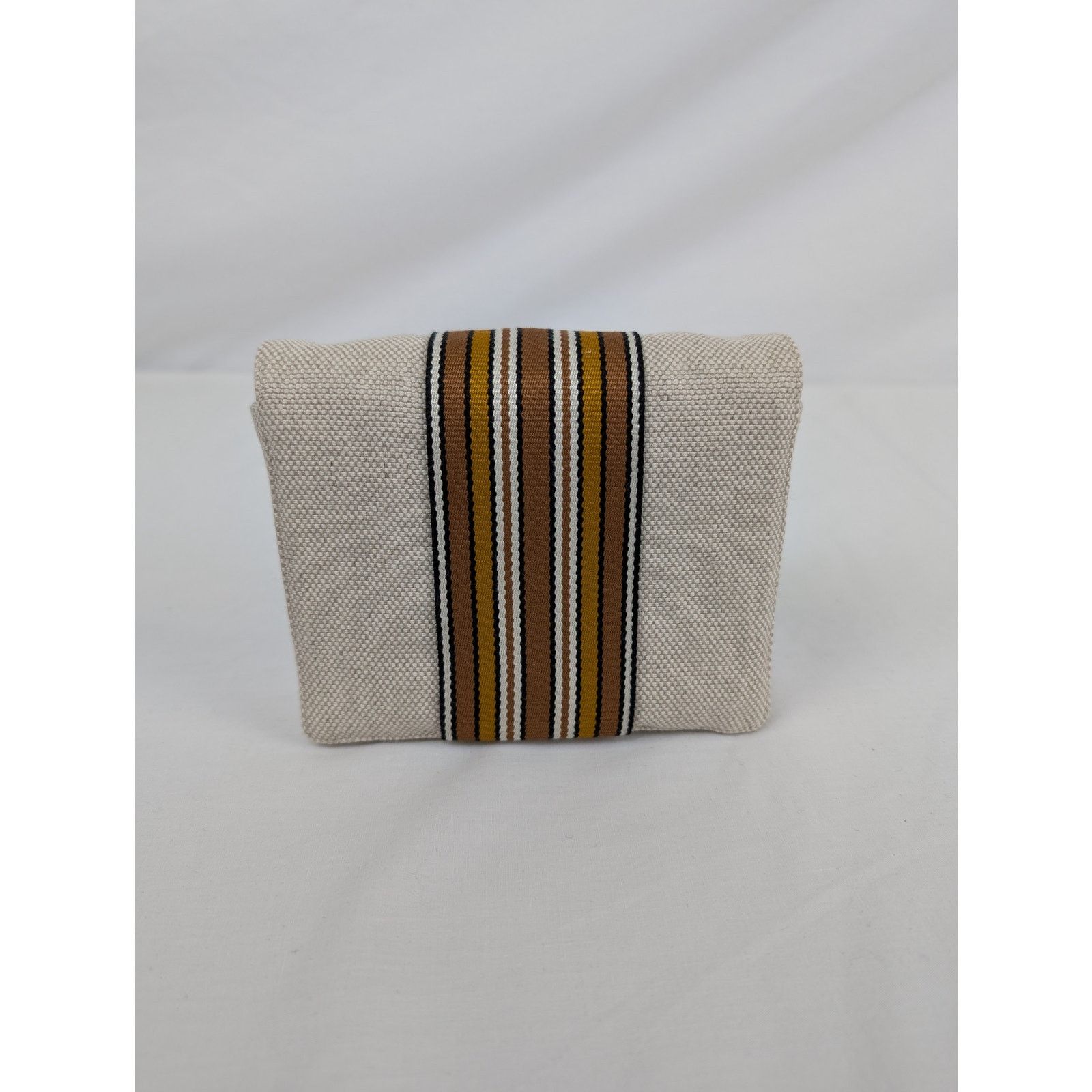 Loro Piana o1rshd1 Size: OS / Stripe canvas pouch Playing Cards Beige Size ONE SIZE - 13 Thumbnail
