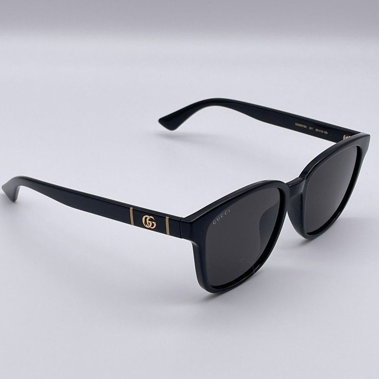 Gucci BRAND NEW GUCCI GG0637SK 001 Black Grey Unisex Sunglasses Size ONE SIZE - 4 Thumbnail