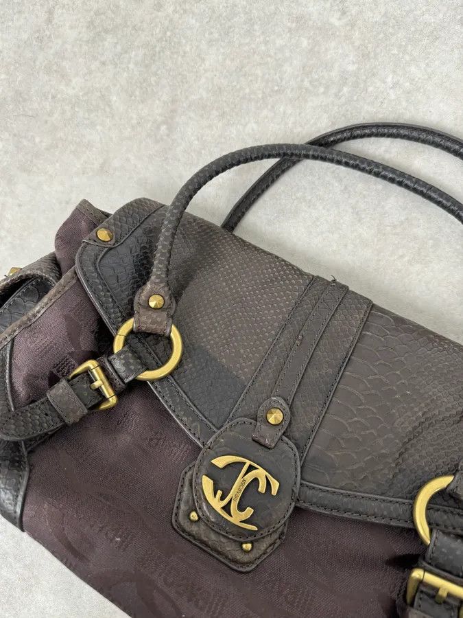 Roberto Cavalli AW2007 Cavalli Propaganda Brown Python Leather Bag Size ONE SIZE - 5 Thumbnail