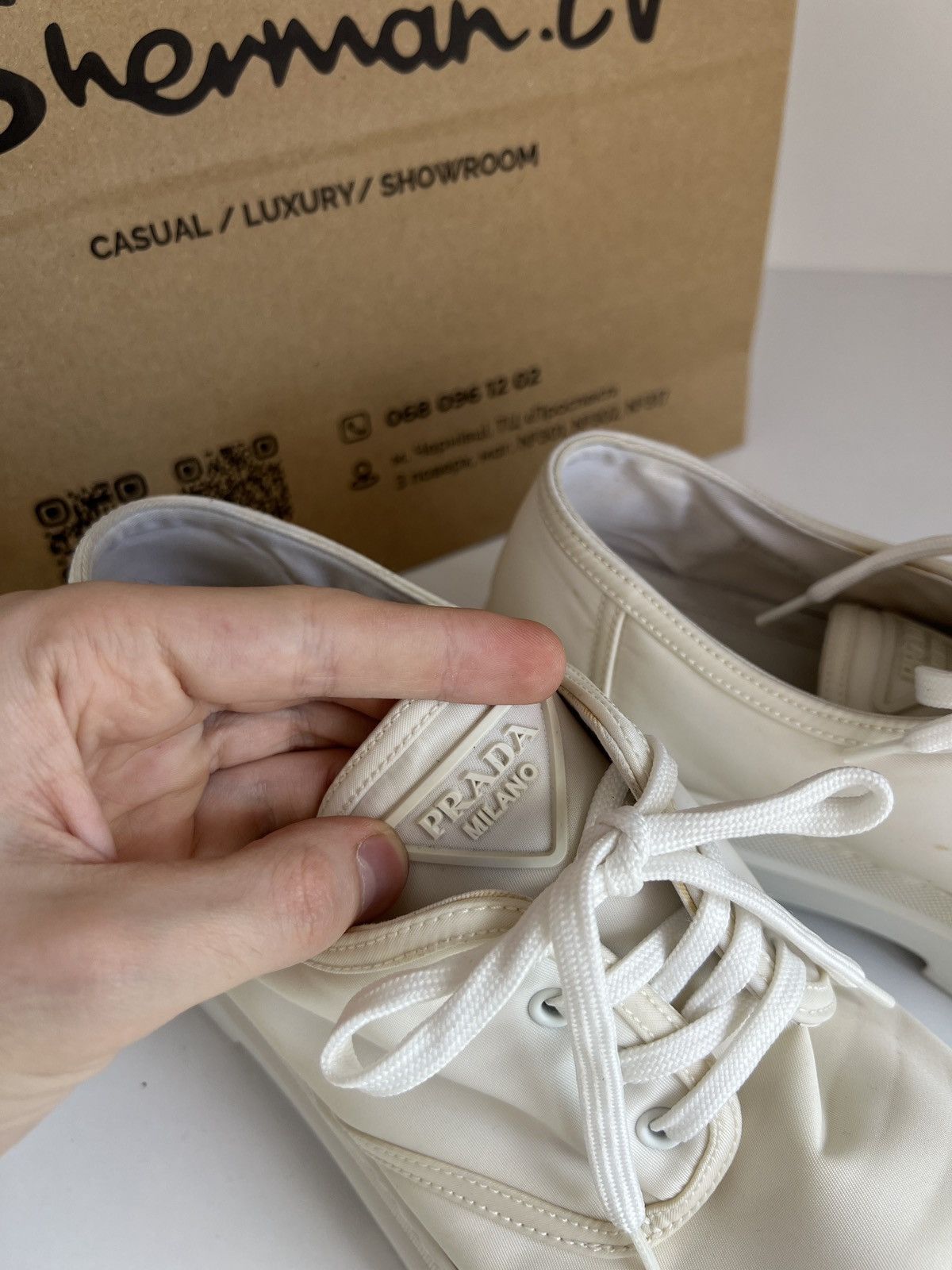 Designer × Prada × Vintage Vintage Prada Plain Logo Luxury Shoes Size US 9 / EU 42 - 7 Thumbnail