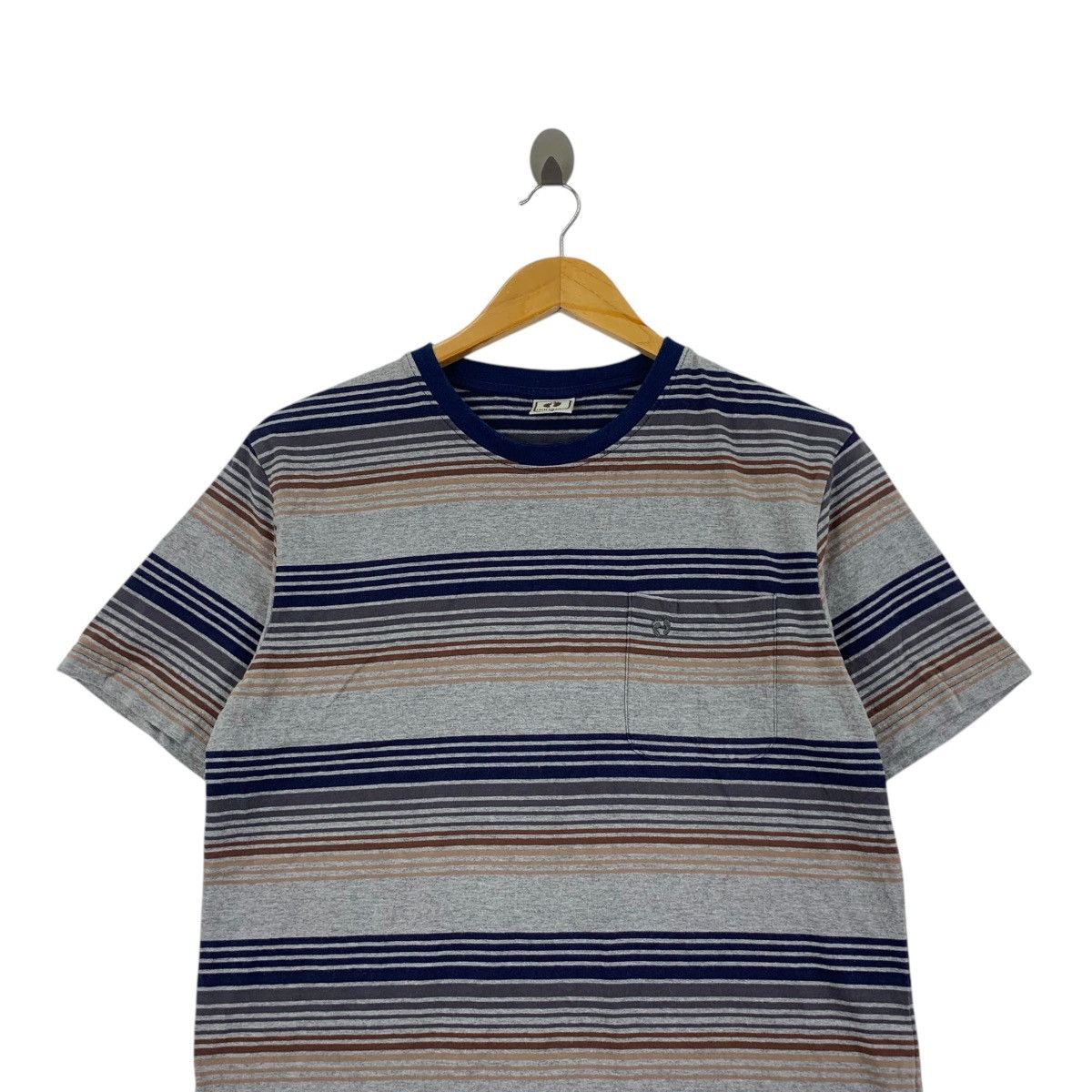 Hang Ten Vintage HANG TEN HAWAII Honolulu Striped Tee Shirt Top Size US M / EU 48-50 / 2 - 2 Thumbnail
