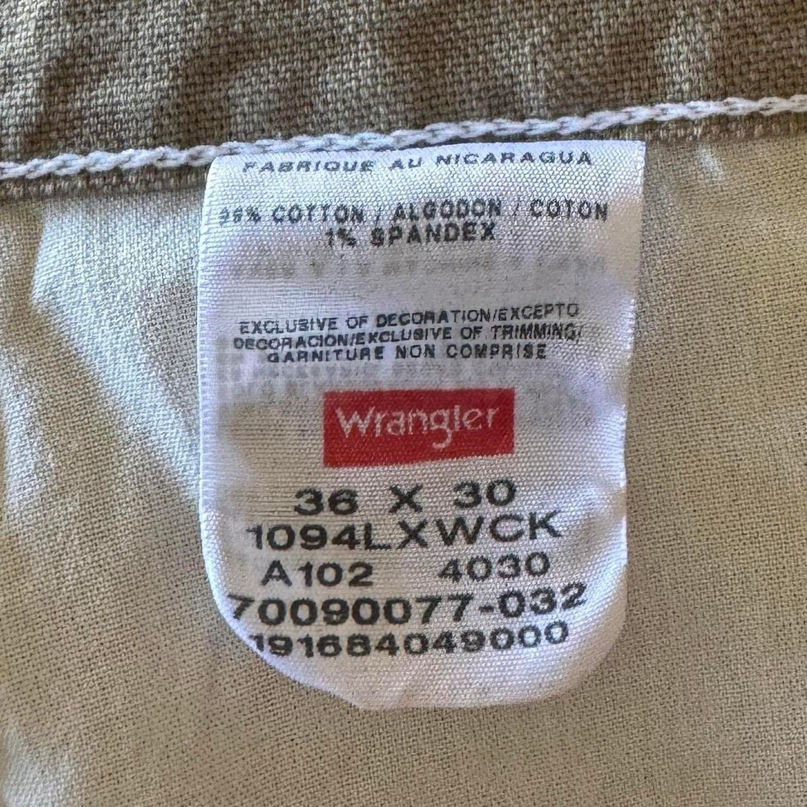 Carhartt × Vintage × Wrangler Vintage Y2K Carhartt Style Off White Baggy Carpenter Pants Size US 36 / EU 52 - 4 Thumbnail