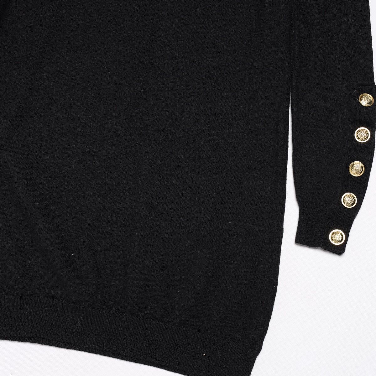 Sezane Sezane Wool Tunic Jumper Long Sweater Black Size S / US 4 / IT 40 - 3 Thumbnail