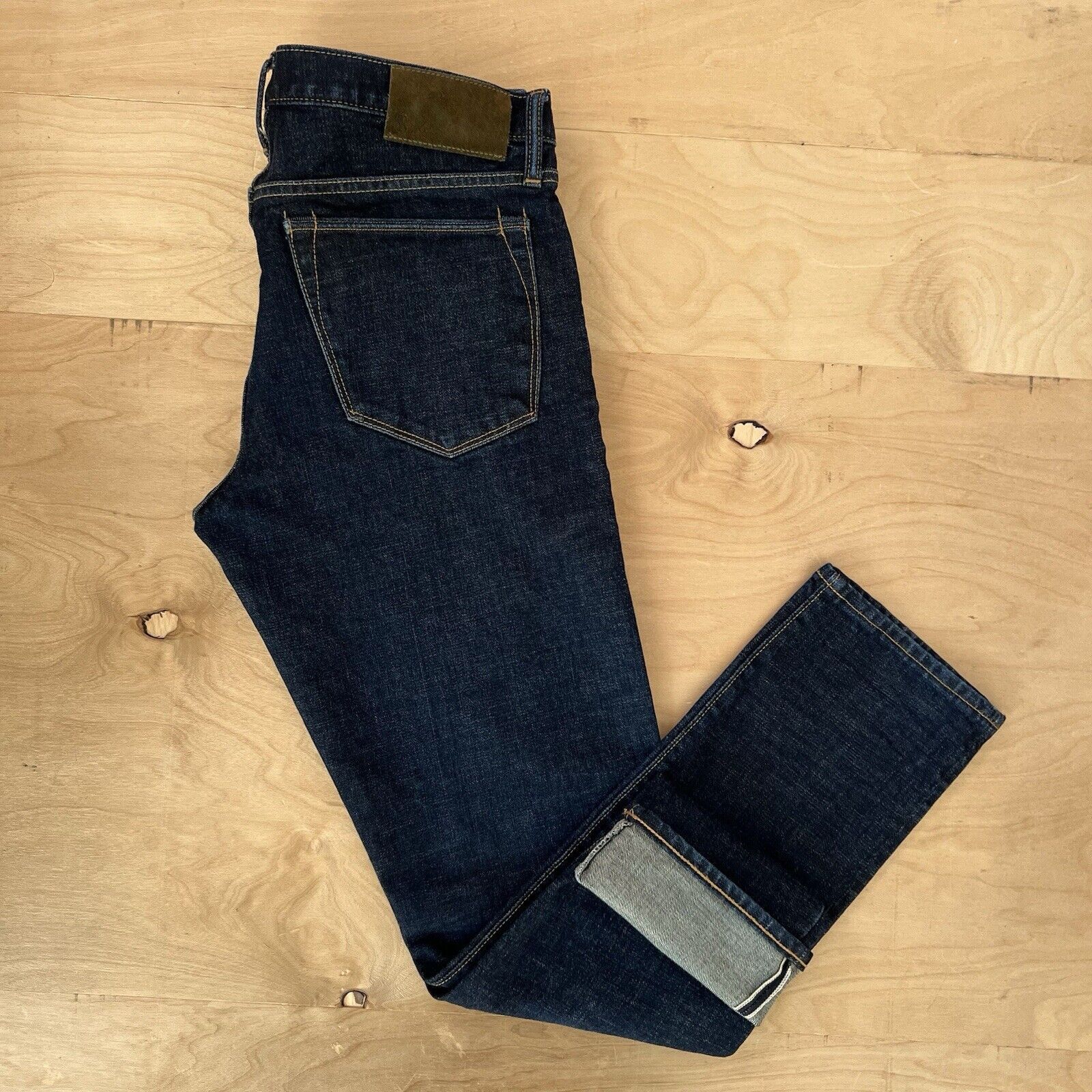 Todd Snyder Todd Snyder Selvedge Jeans 33 Blue Dark Wash Japanese Denim Size US 33 - 2 Thumbnail