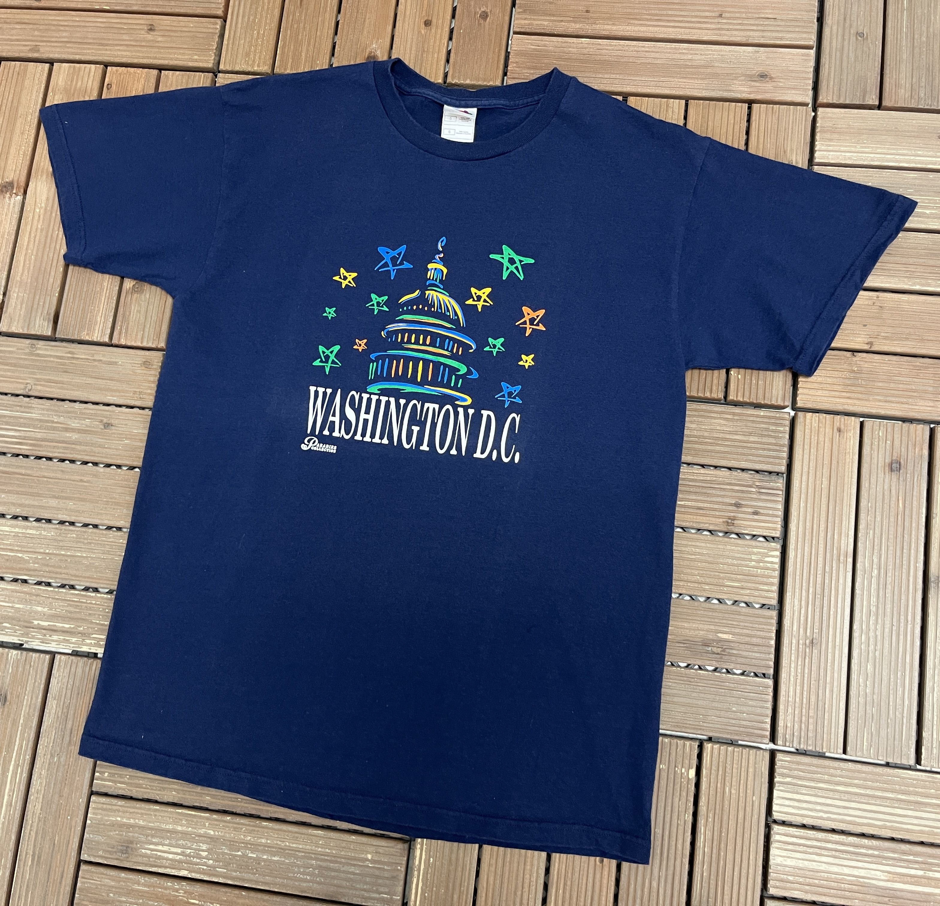 Vintage Washington, DC United States Capitol Vintage T-Shirt Tee Size US L / EU 52-54 / 3 - 3 Thumbnail