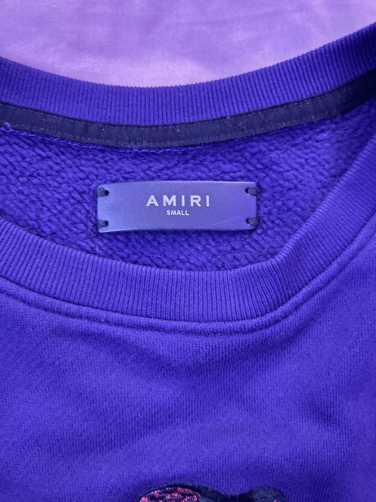 Amiri Amiri Poison Distressed Crewneck Size US S / EU 44-46 / 1 - 2 Thumbnail