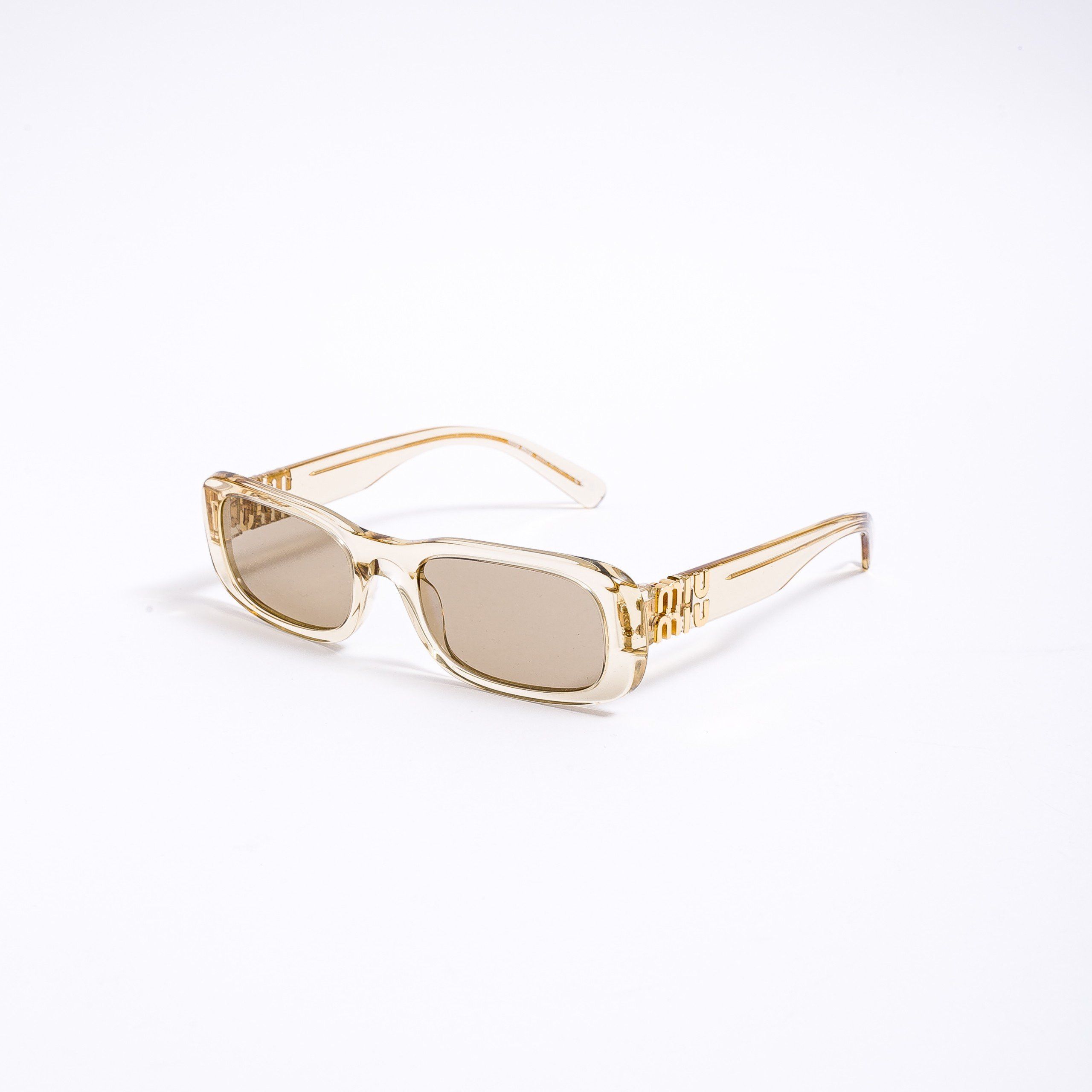 NEW MIU MIU WOMEN SQUARE SUNGLASSES MIU MIU MU08ZS 11T40F EYEWEAR MU 08ZS Miu Miu MIU MIU MU 08ZS 11T40F Sunglasses | Grailed main image 2
