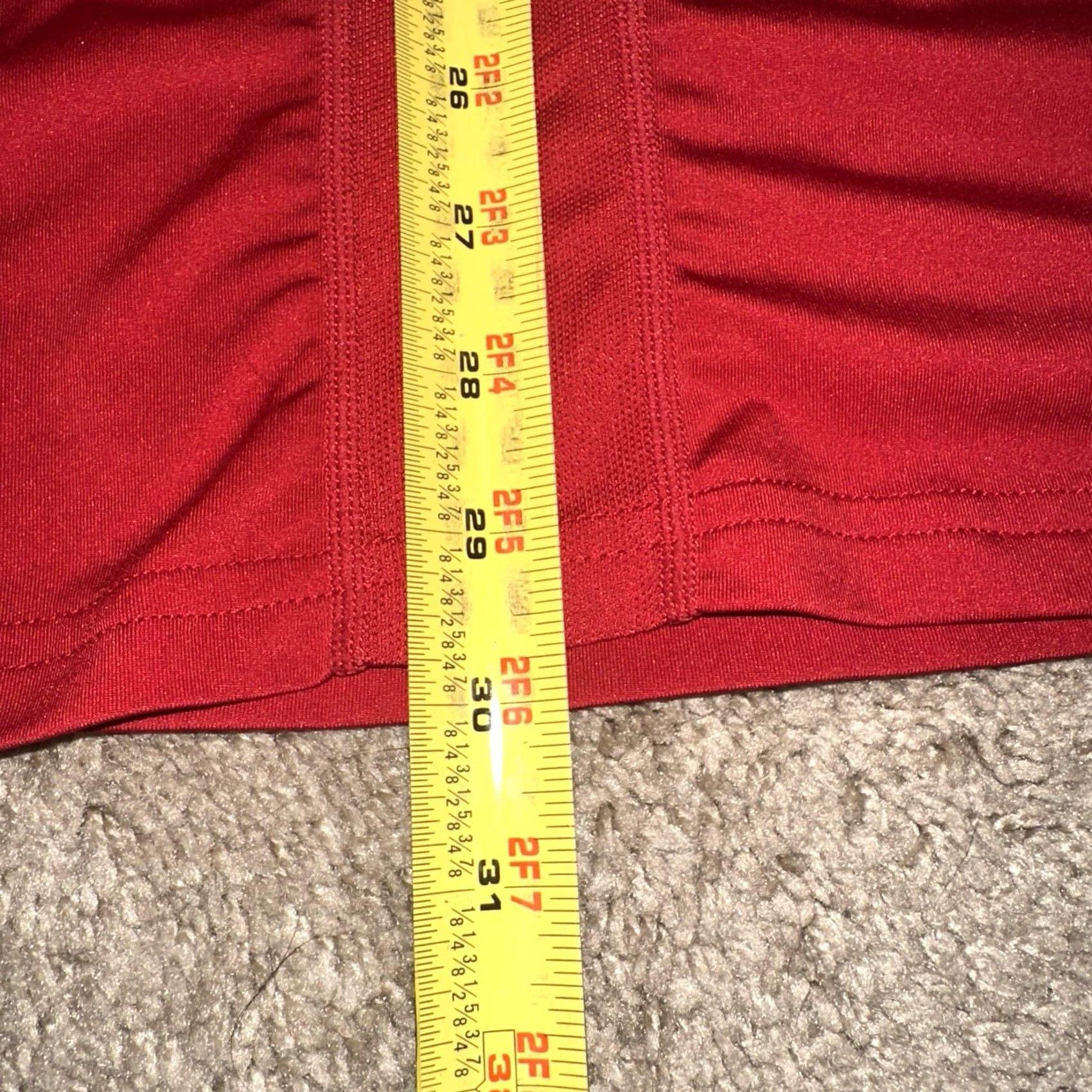 Nike Nike Pro Shirt Mens 2XL Red Dri-Fit Training Gym Workout Short Sleeve Fitted Size US XXL / EU 58 / 5 - 8 Thumbnail