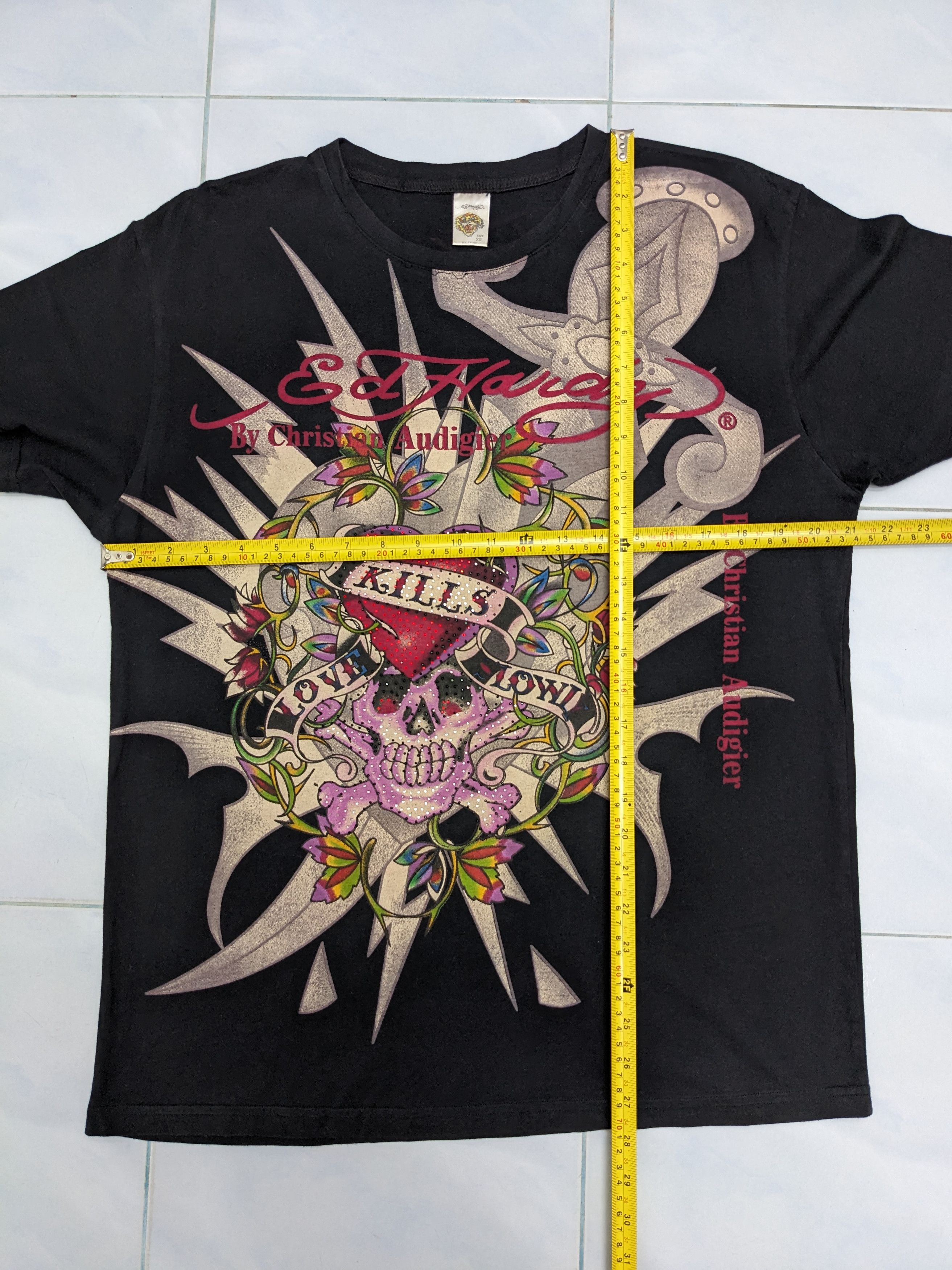 Christian Audigier ED HARDY CHRISTIAN AUDIGIER TSHIRT Size US XXL / EU 58 / 5 - 9 Thumbnail