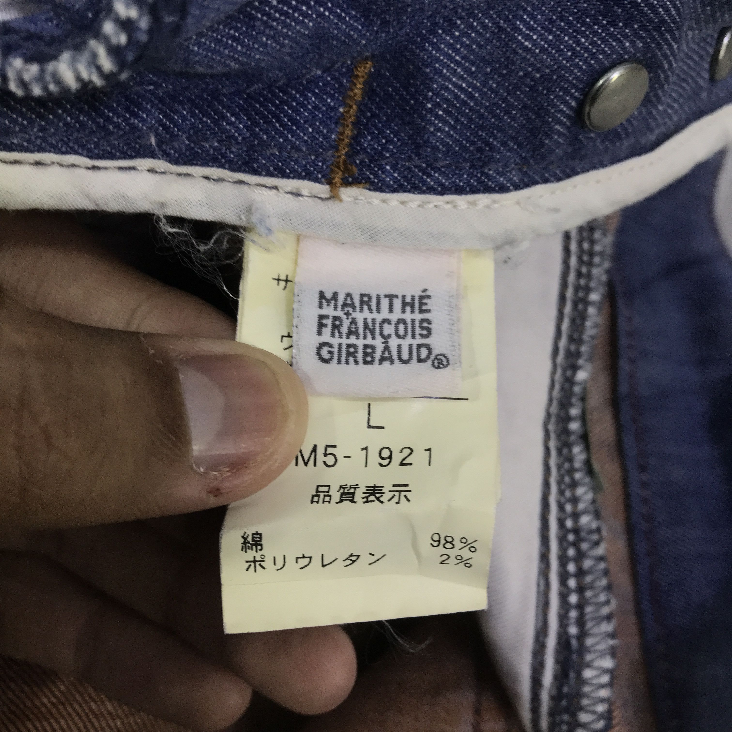 Marithe + Francois Girbaud Marithe+Francois Girbaud Denim Jeans Pants K130B21 Size US 34 / EU 50 - 18 Thumbnail