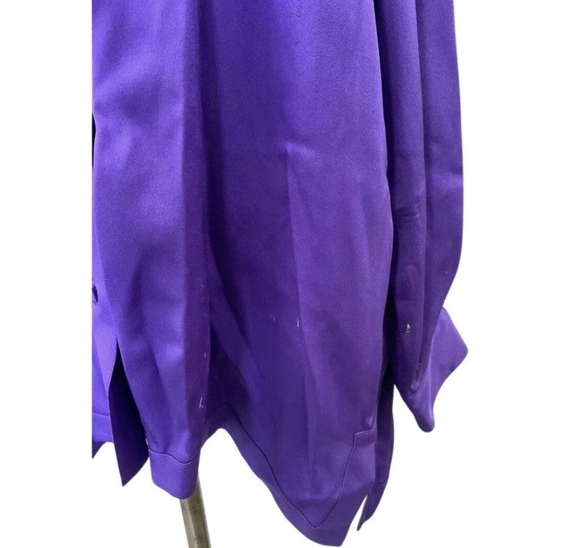 Other Vintage Starington 100% Silk Purple Blouse Womens Size 16 Size XXL / US 16-18 / IT 52-54 - 2 Thumbnail