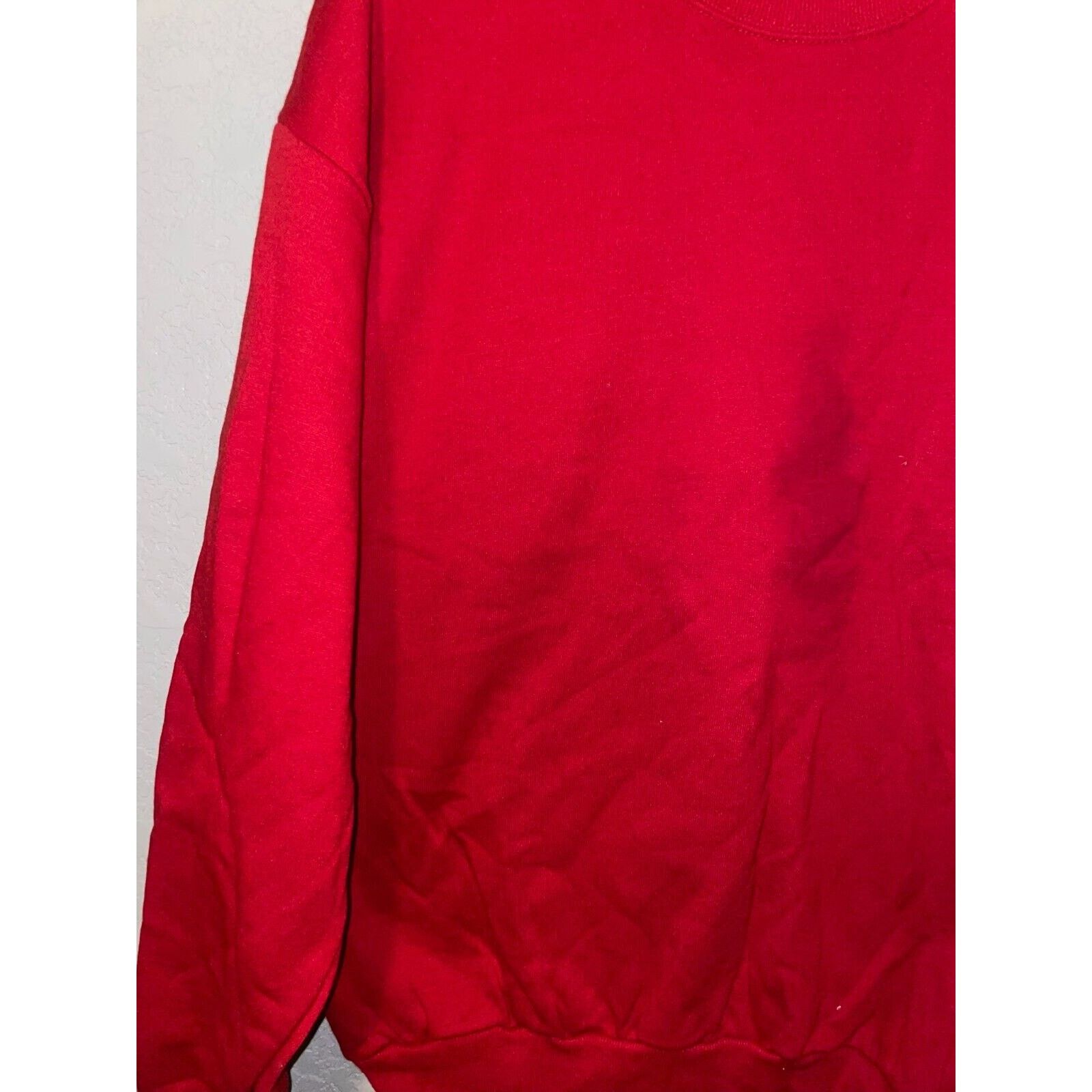 Jerzees Vintage Jerzees Red Blank Sweatshirt USA Made 50/50 90s XL Size US XL / EU 56 / 4 - 4 Thumbnail