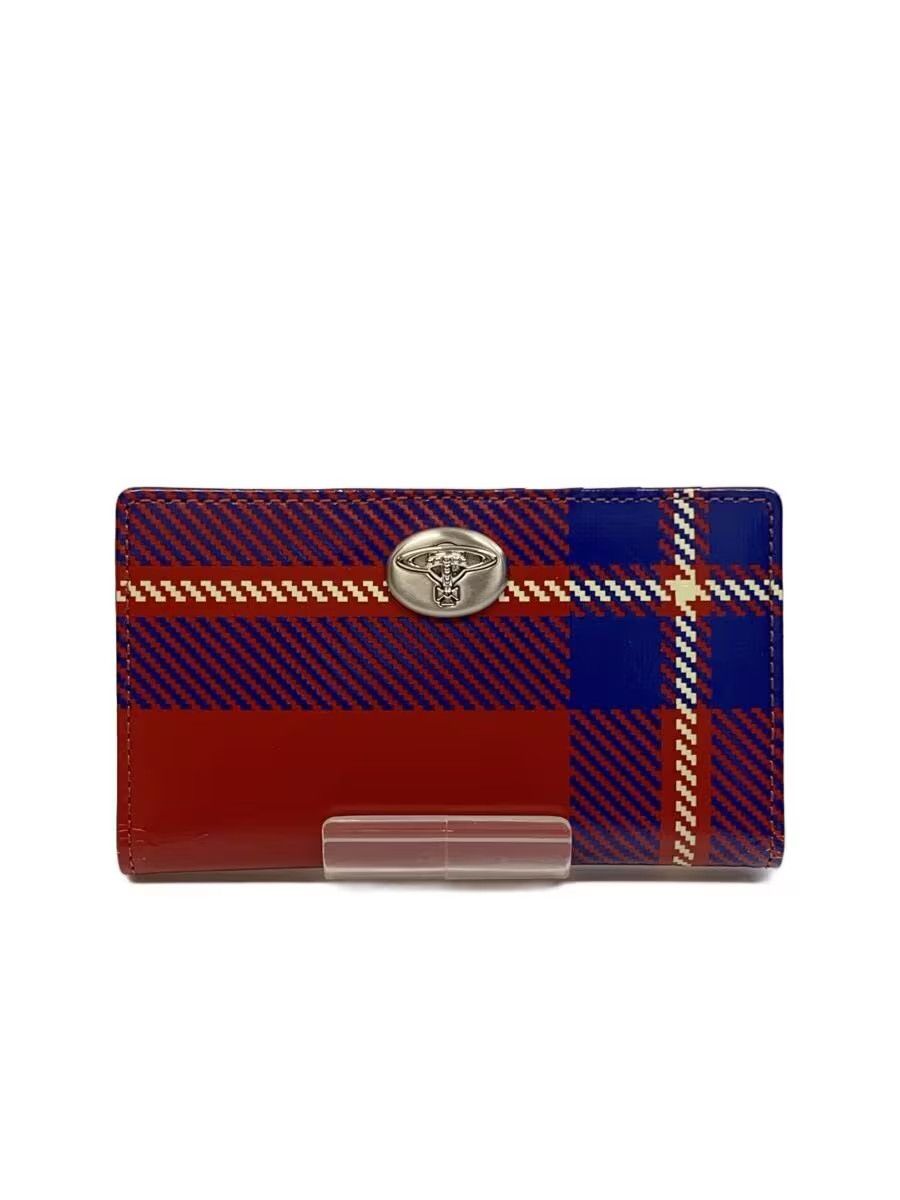 Vivienne Westwood Plaid Orb Leather Wallet Size ONE SIZE - 1 Thumbnail