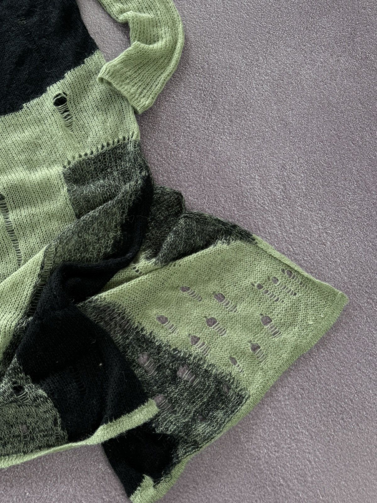 Japanese Brand Japan Vibe Archival Style Y2K Mohair Dress Size L / US 10 / IT 46 - 6 Thumbnail