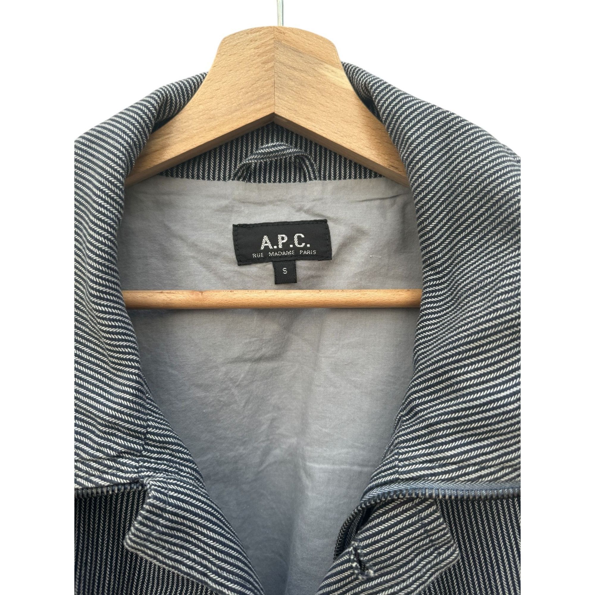 A.P.C. Cotton Seersucker Jacket Size US S / EU 44-46 / 1 - 2 Thumbnail