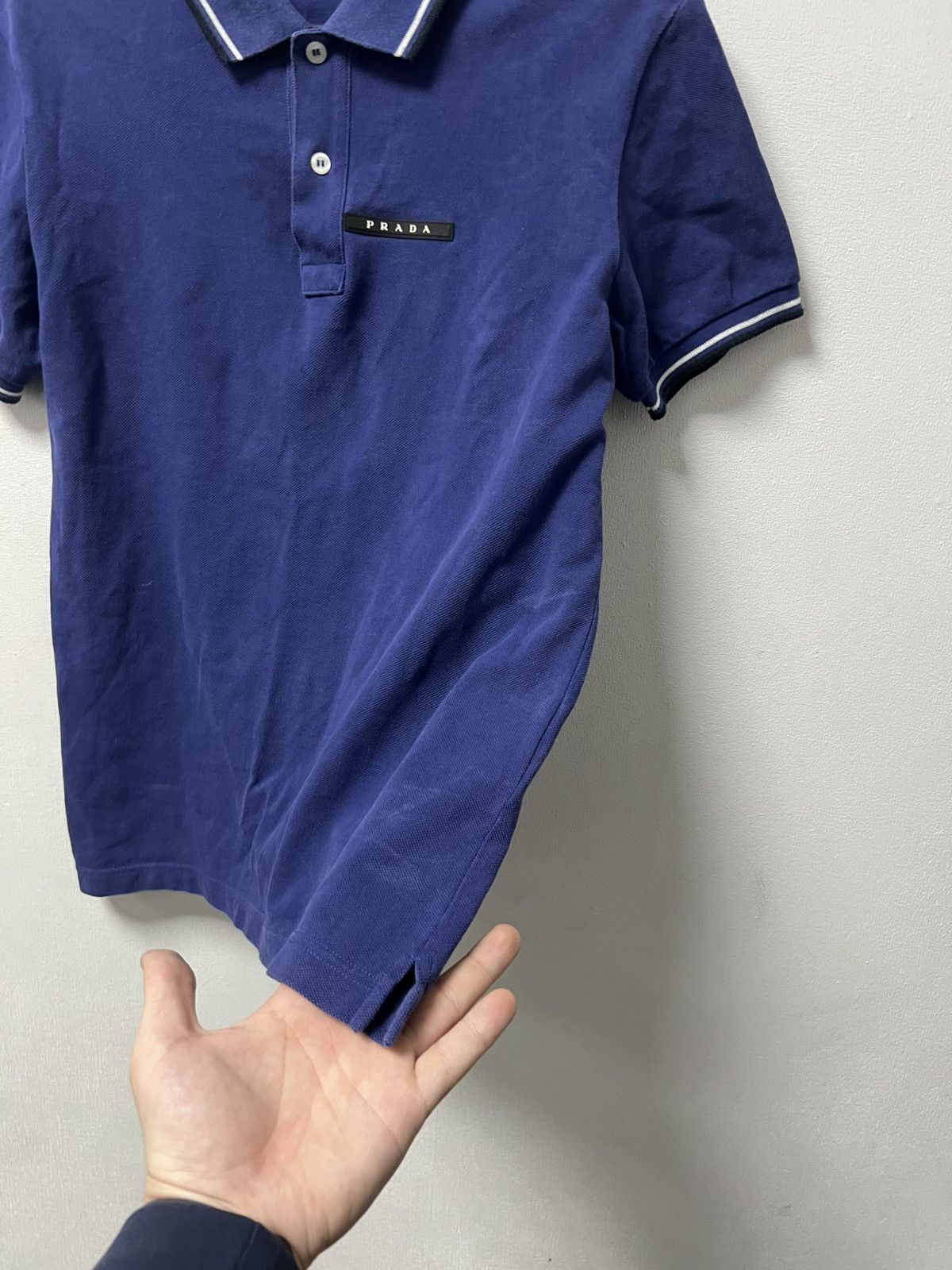 Prada Prada Polo T-Shirt Red Tab Size US S / EU 44-46 / 1 - 7 Thumbnail