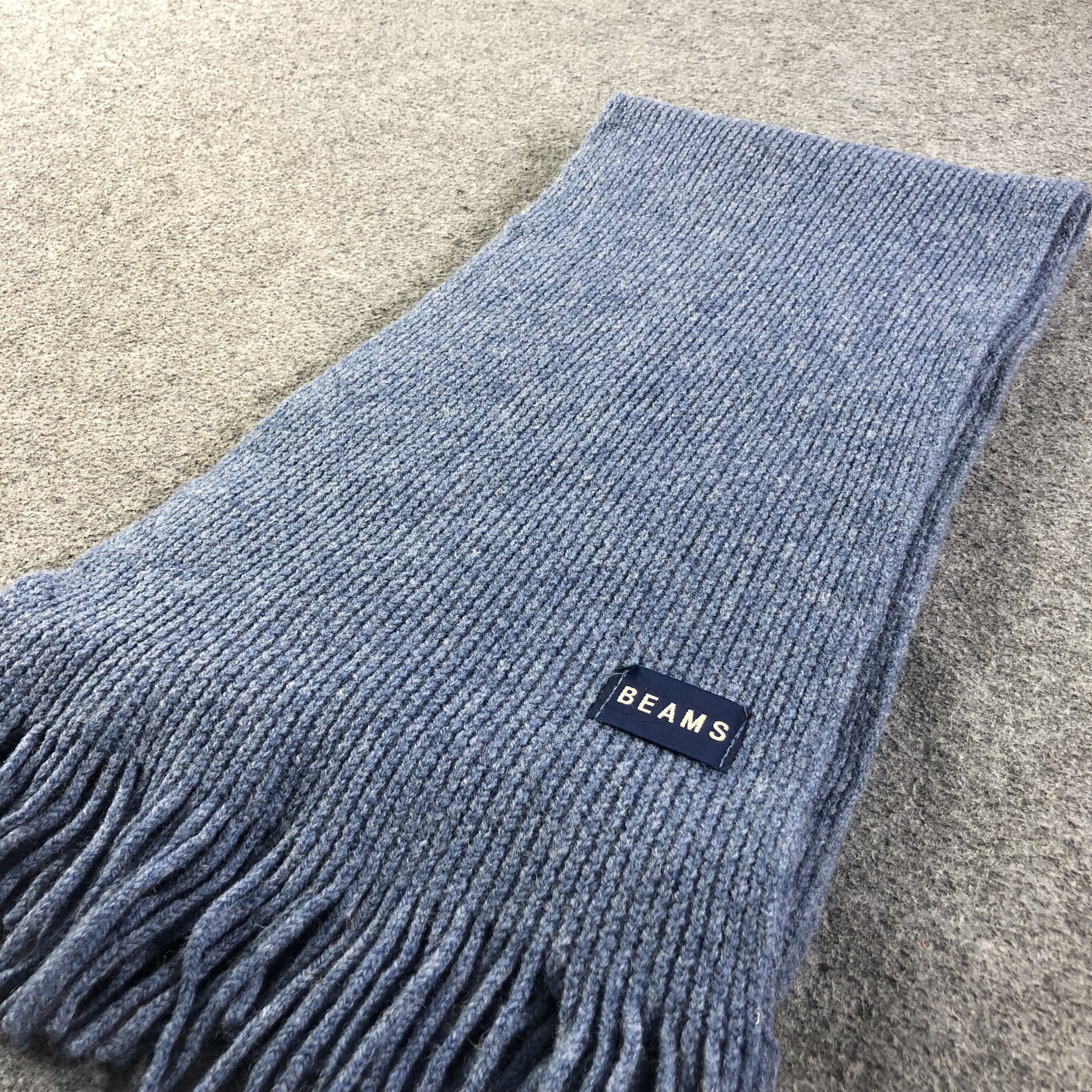 Beams Plus Beams Knit Wool Scarf Muffler V1151 Size ONE SIZE - 3 Thumbnail