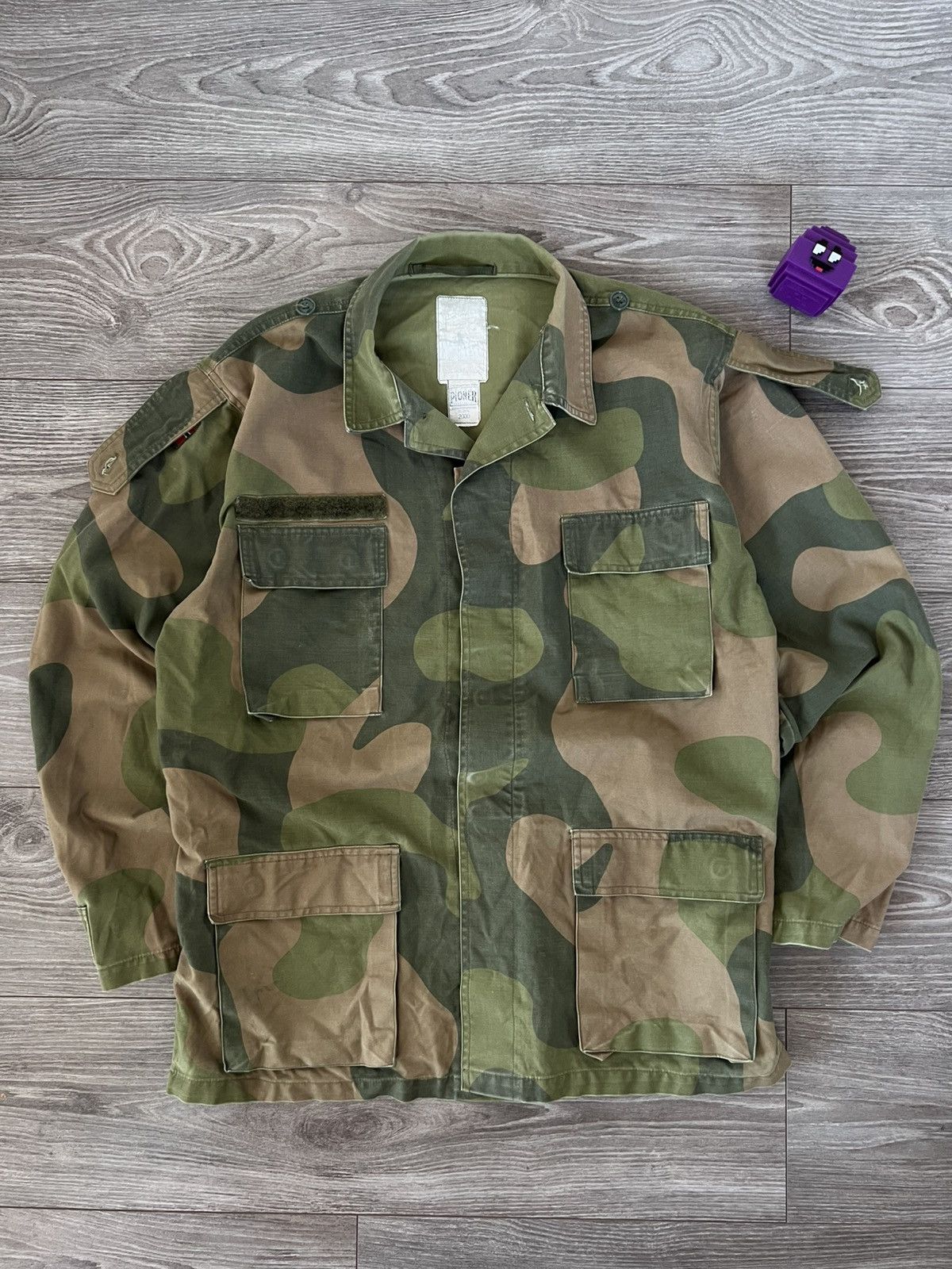Vintage VINTAGE ‼️ Norwegian Camo NATO Army Tactical Jacket Size US M / EU 48-50 / 2 - 8 Thumbnail