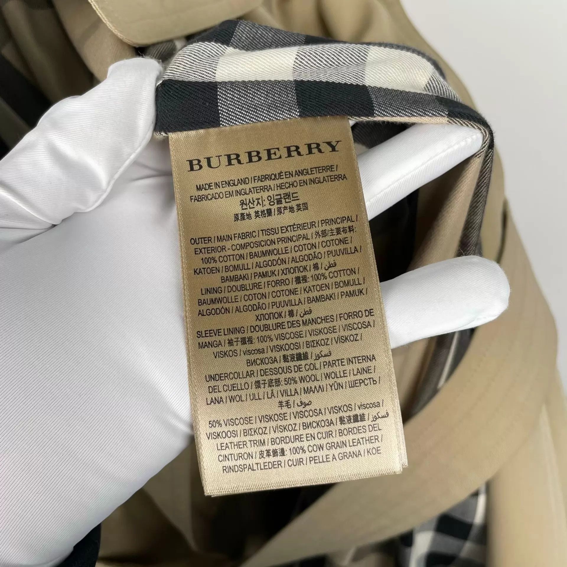 Burberry Burberry Khaki Double-Breasted Belted Long TrenchCoat 38 Size XS / US 0-2 / IT 36-38 - 7 Thumbnail